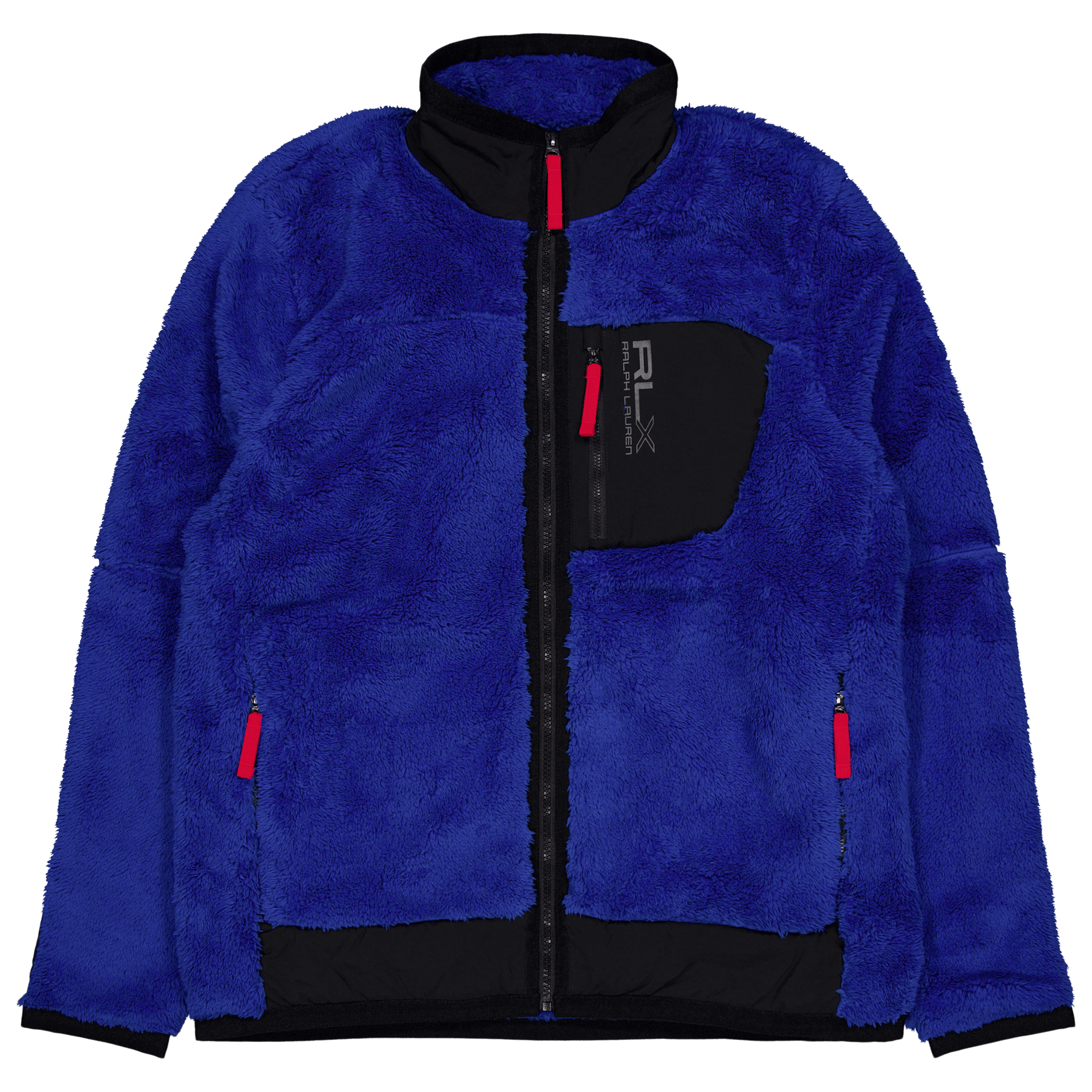 High-Pile Fleece Jacket New Sapphire/Polo Black