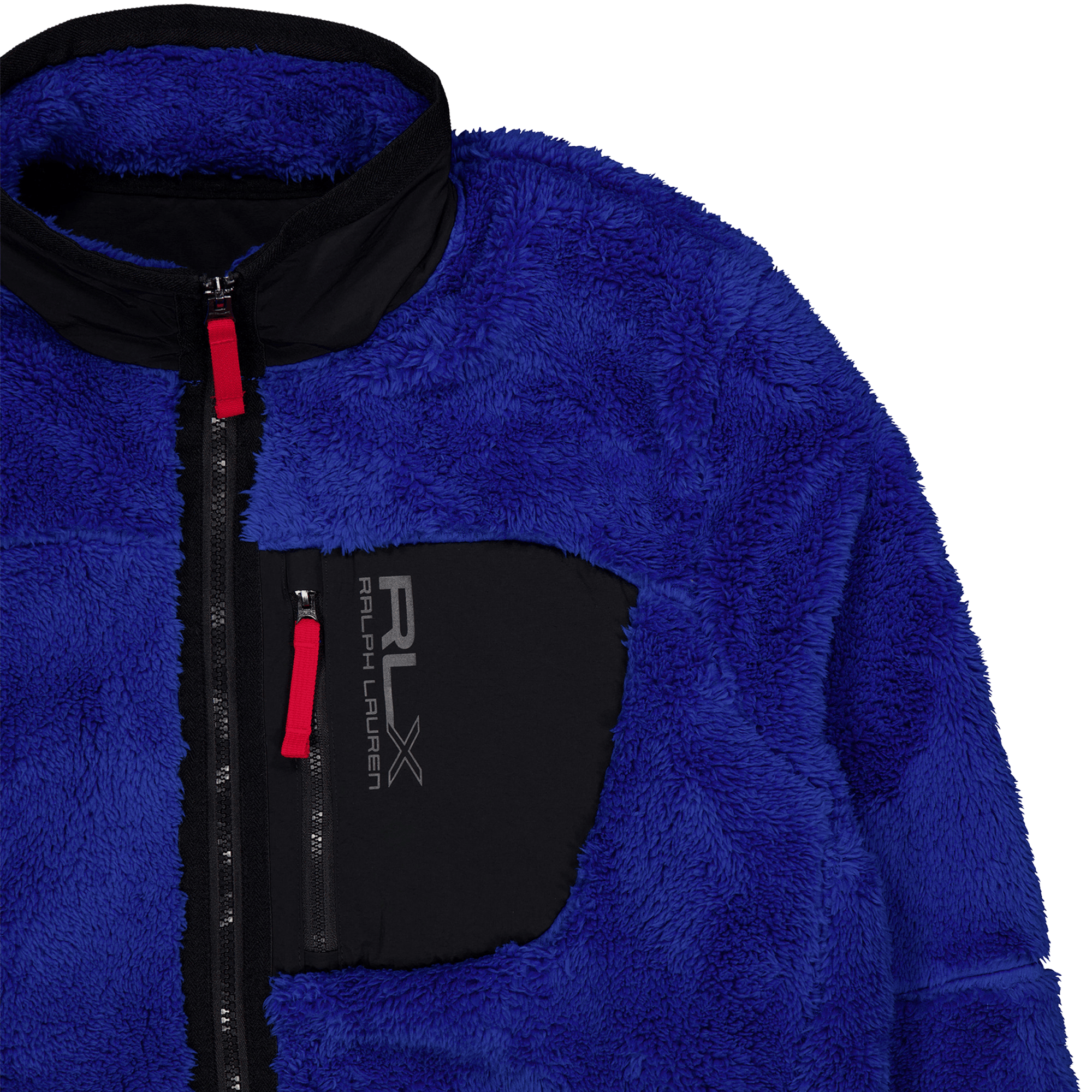 High-Pile Fleece Jacket New Sapphire/Polo Black - Bild 3