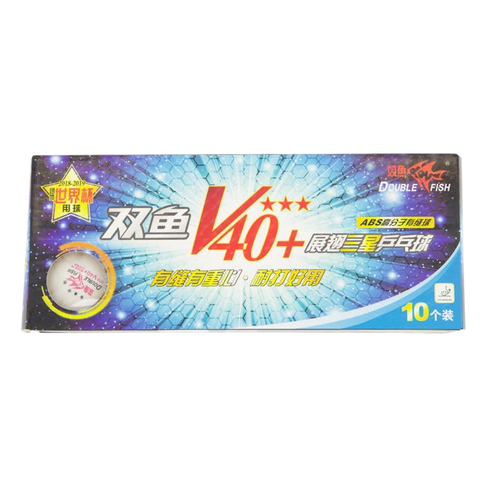 40+3-stars Table Tennis Ball (, Unisex, Equipment, rackets, Table tennis, Multi color, ONESIZE