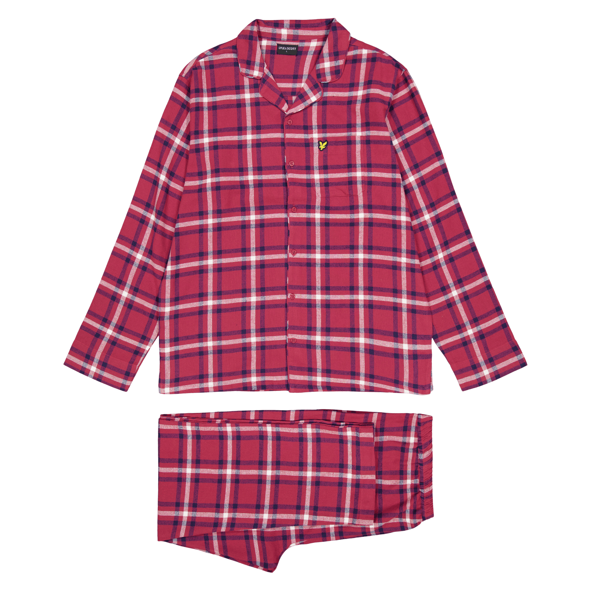 Julian Checked Flannelk Pyjama 9666 Rio Red