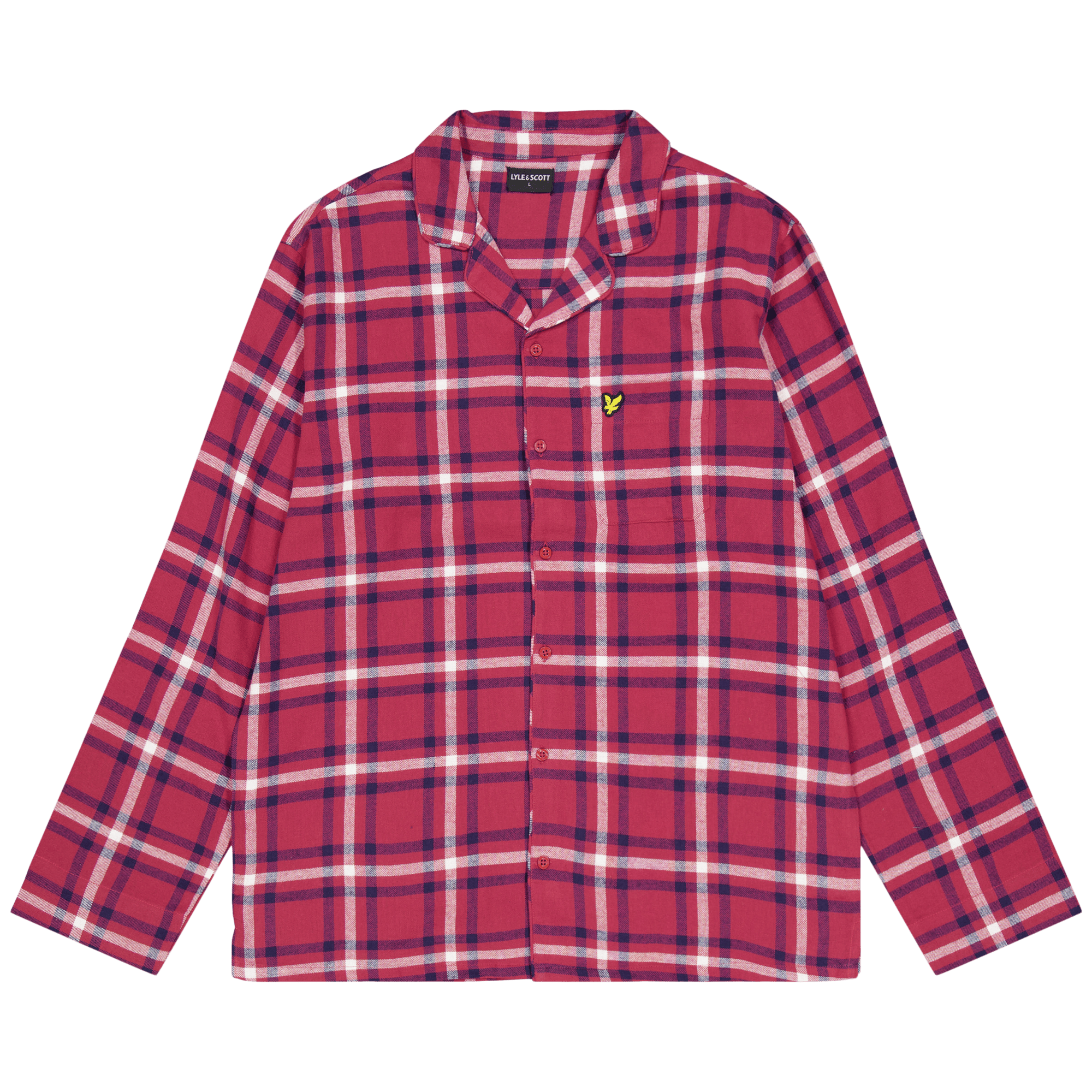 Julian Checked Flannelk Pyjama 9666 Rio Red - Bild 2