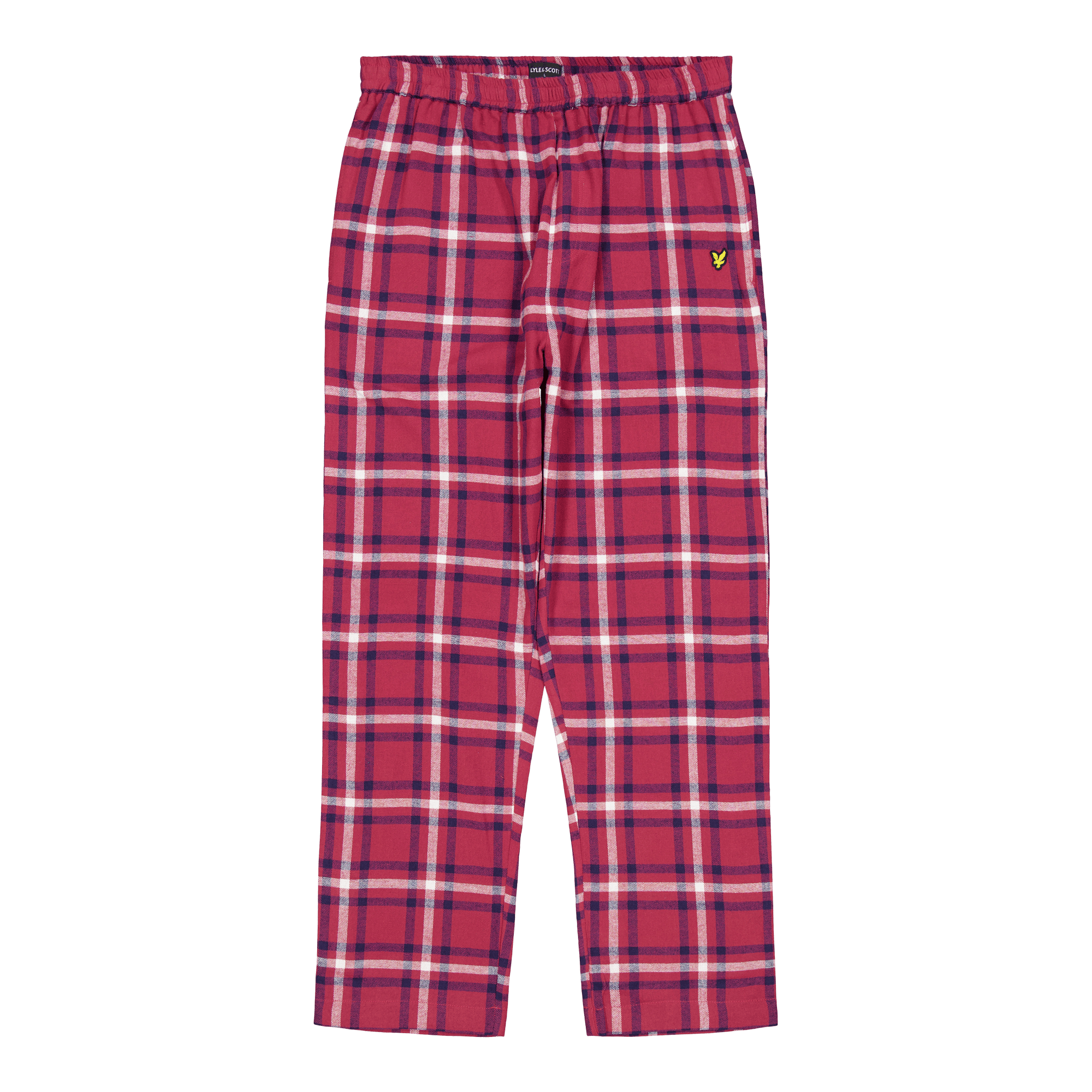 Julian Checked Flannelk Pyjama 9666 Rio Red - Bild 4