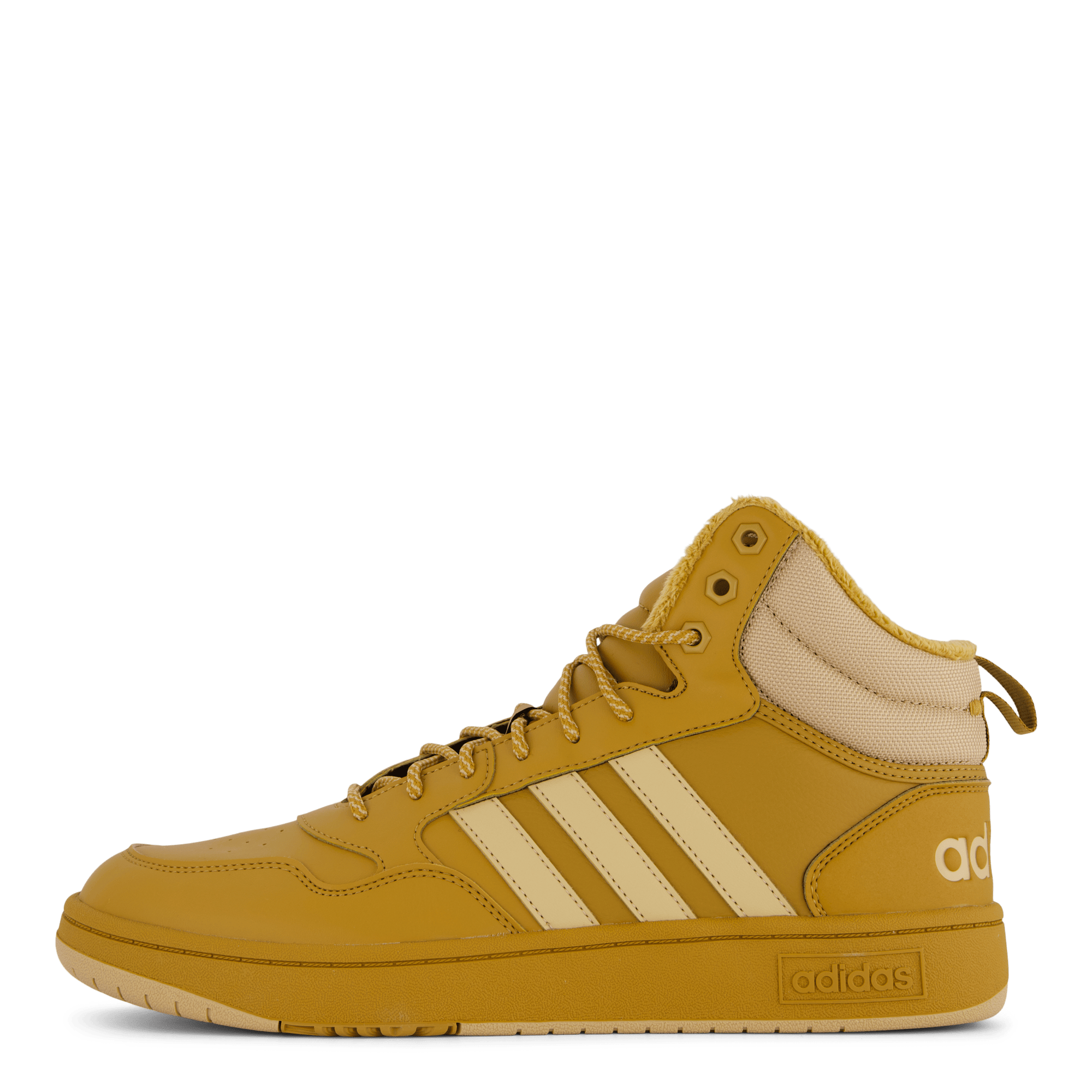 Hoops 3.0 Mid Lifestyle Basketball Classic Fur Lining Winterized Shoes Mesa, Male, Chaussures, Baskets, baskets montantes, Jaune, EU 47 1/3