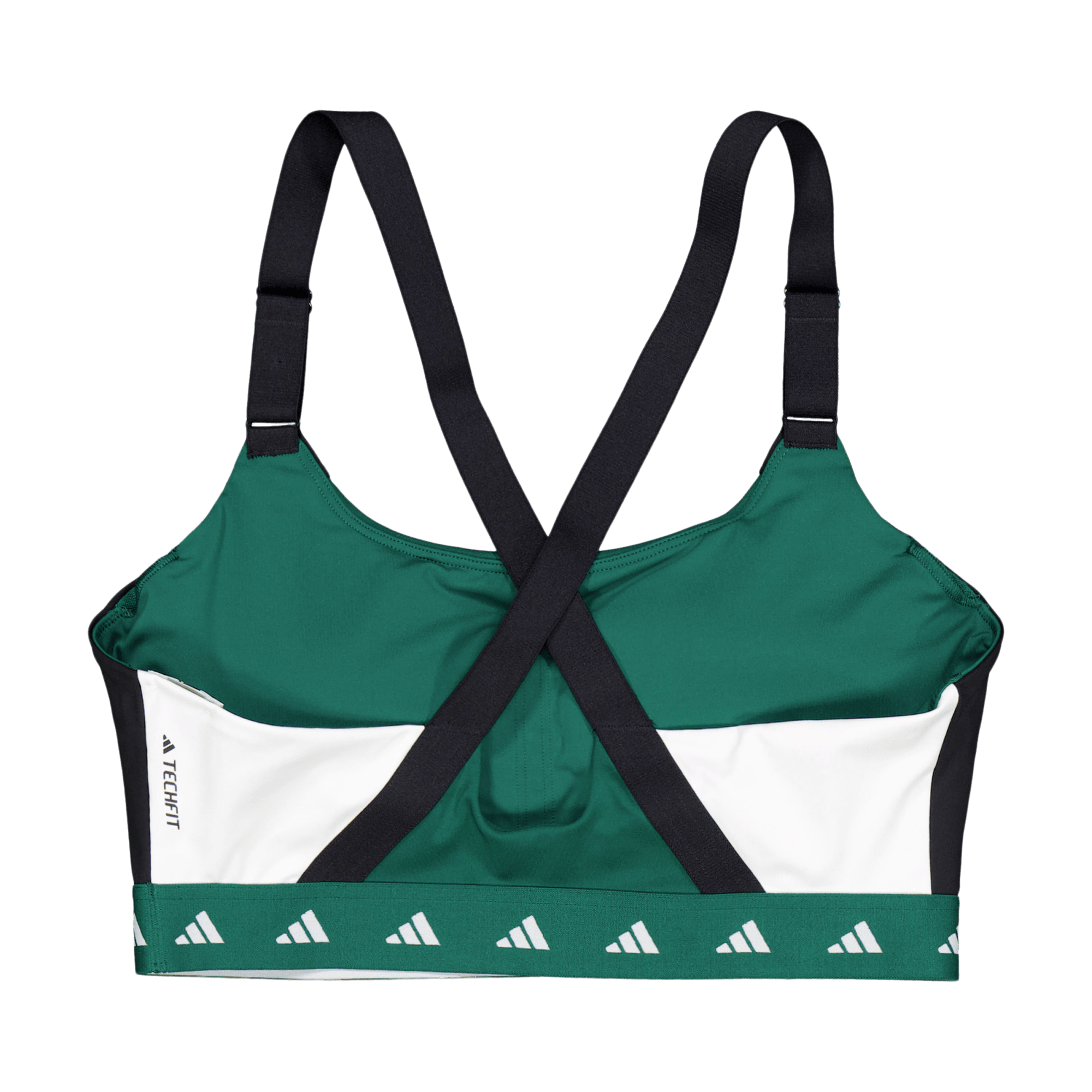 Powerimpact Training Medium-Support Techfit Colorblock Bra Collegiate Green - Bild 2