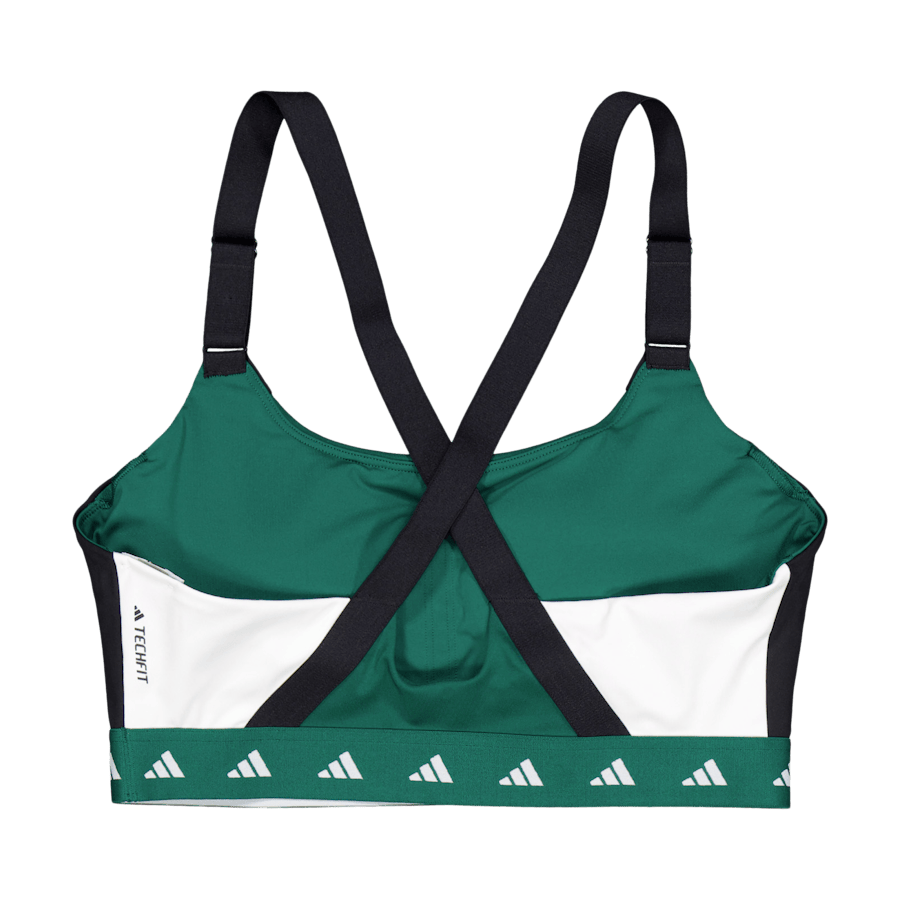 Powerimpact Training Medium-Support Techfit Colorblock Bra Collegiate Green - Bild 2