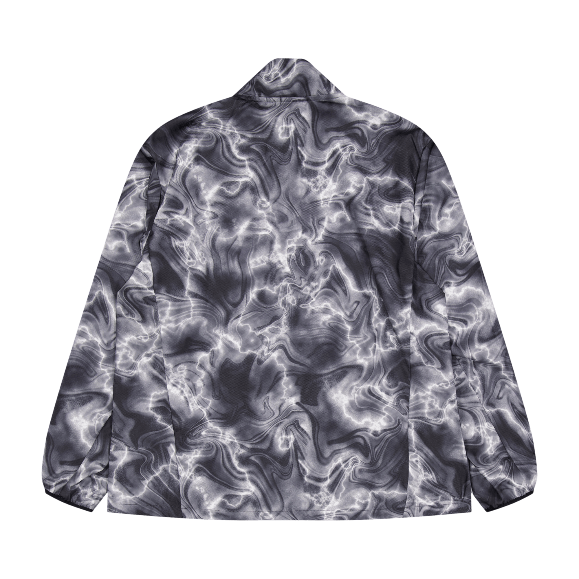 Own the Run Allover Print Hooded Running Windbreaker White - Bild 2