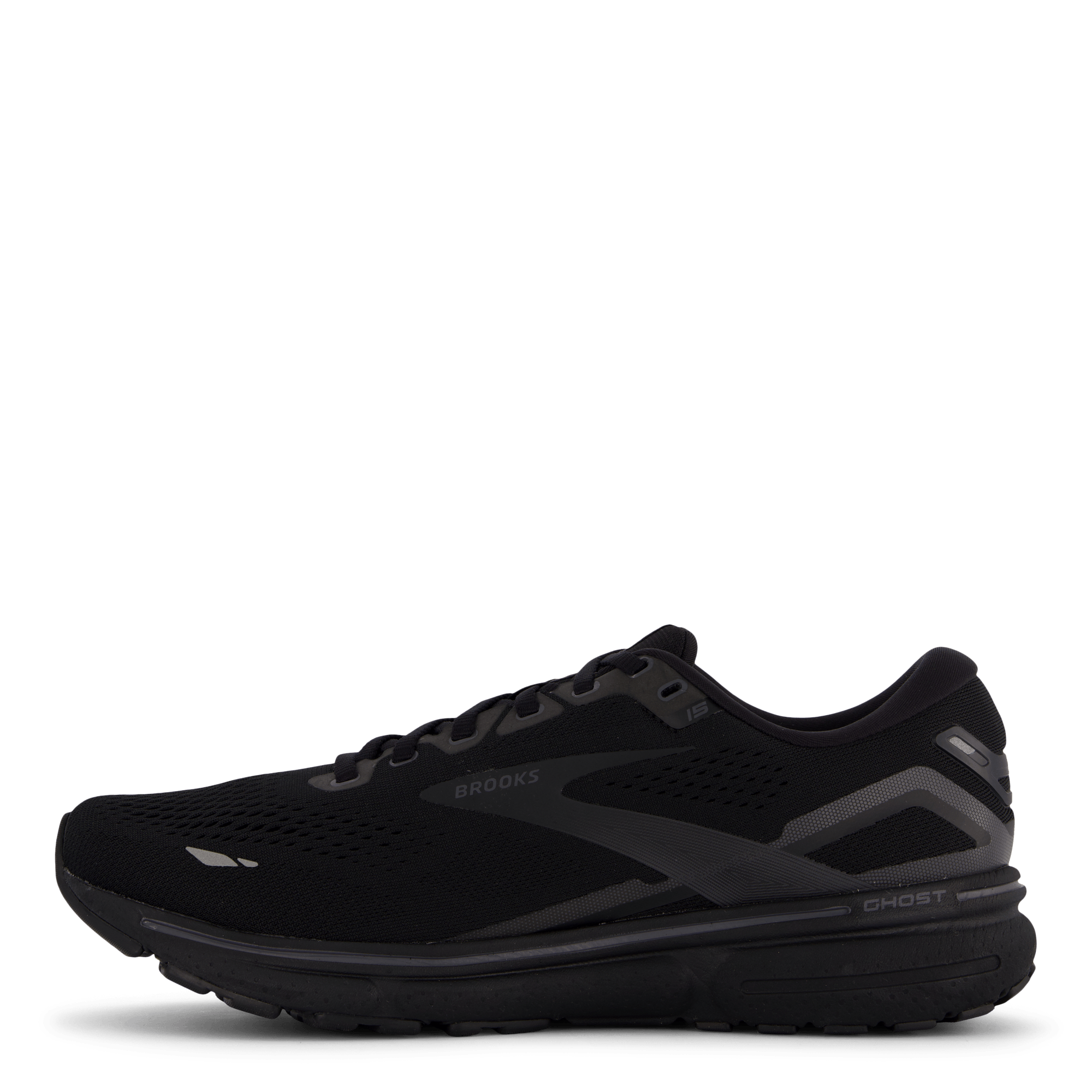 Ghost 15 Black/black/ebony, Male, Schoenen, Hardloopschoenen, sportschoenen, Zwart, EU 44,5