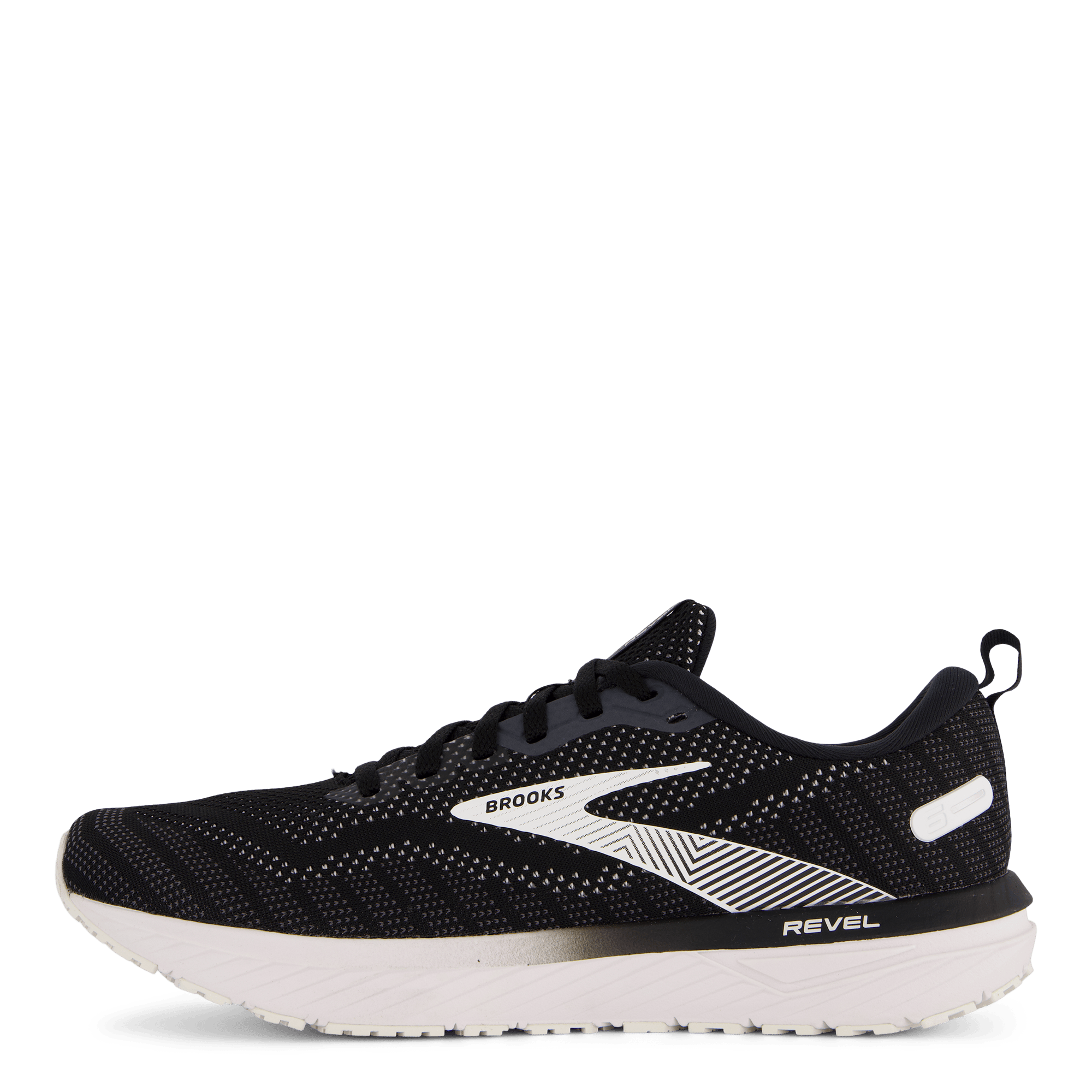 Revel 6 Black/blackened Pearl/white, Male, Schoenen, Hardloopschoenen, sportschoenen, Zwart, EU 44