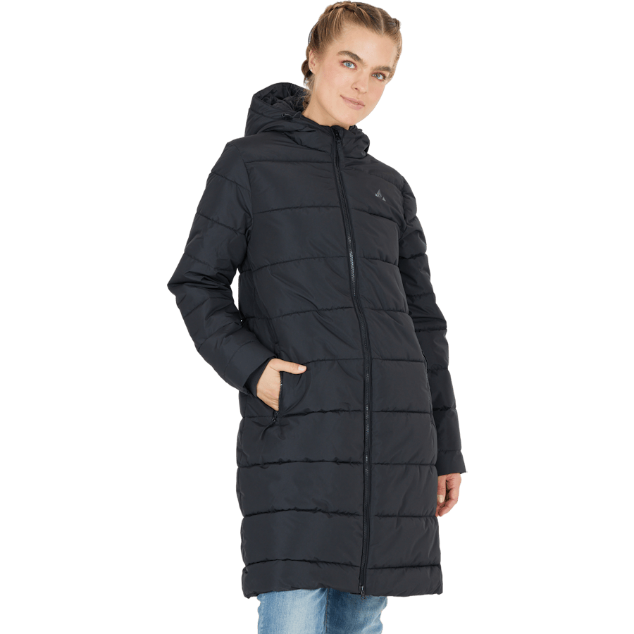 Amaretto W Long Puffer Jacket Black