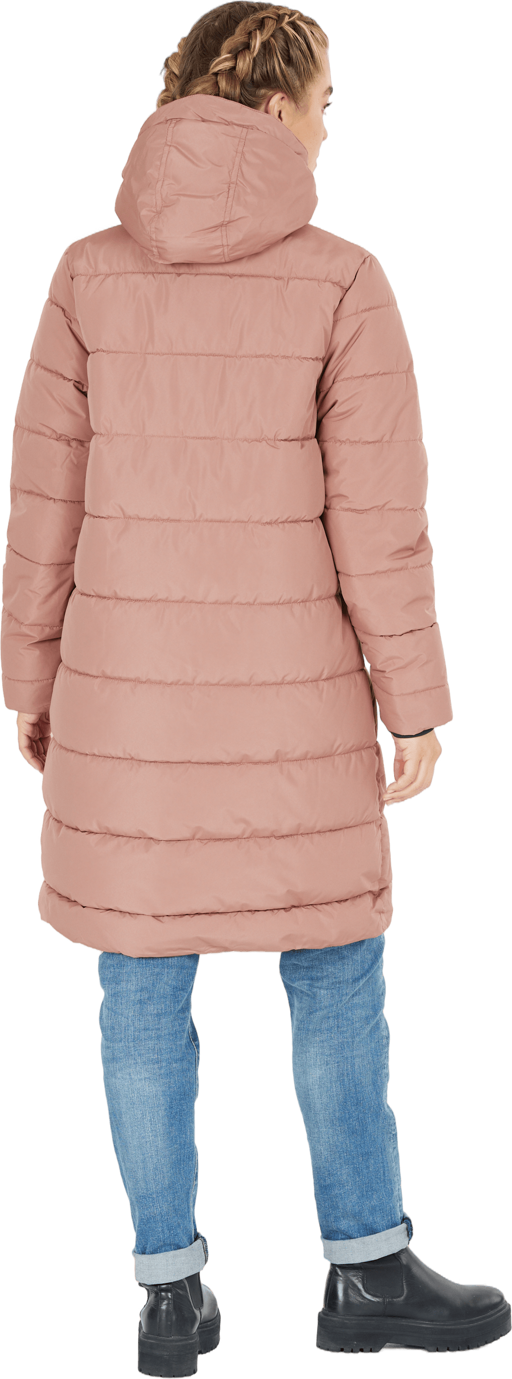 Amaretto W Long Puffer Jacket Cognac - Bild 3
