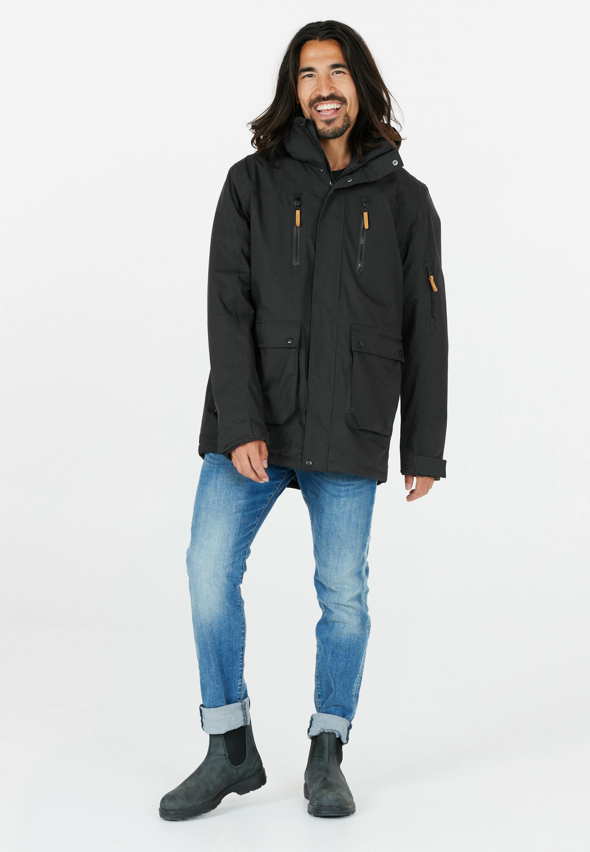 Wander M Jacket W-pro 10000 Phantom, Male, Apparels, jackets, Black, L