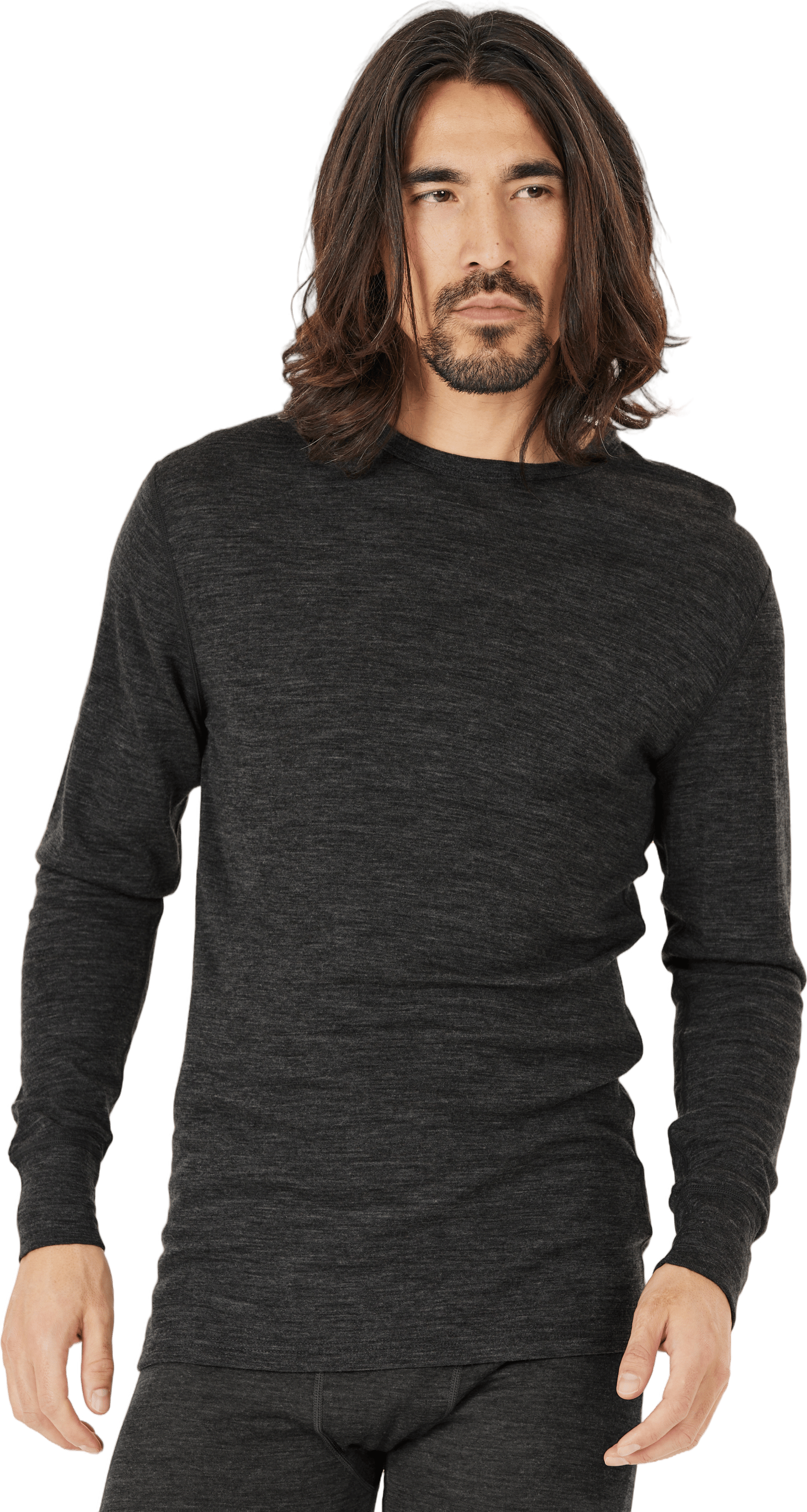 Cerro M Merino Wool Baselayer  Black, Male, Abbigliamento, strati di base, Squash, Nero, L