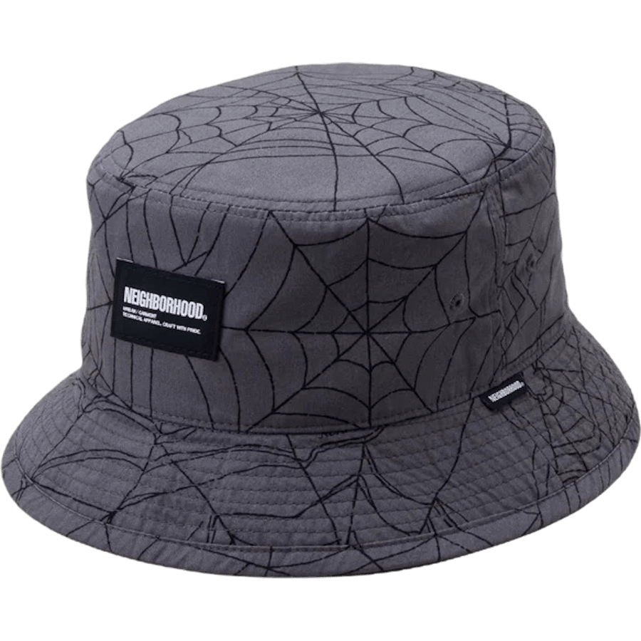Spiderweb Bucket Hat Gray
