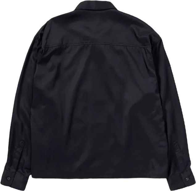 Bicolor Rayon Shirt Ls Black - Bild 2