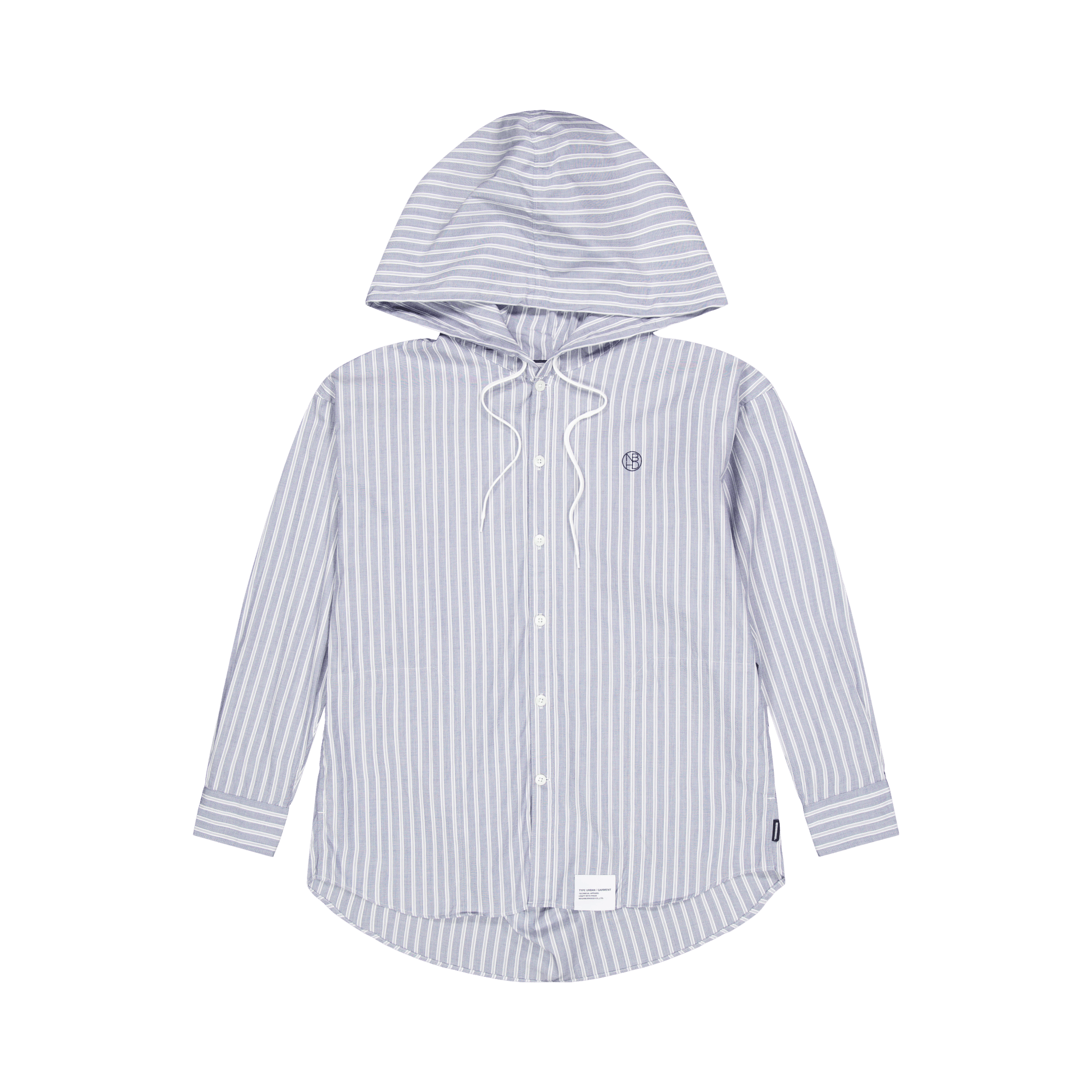Hooded Shirt Ls White