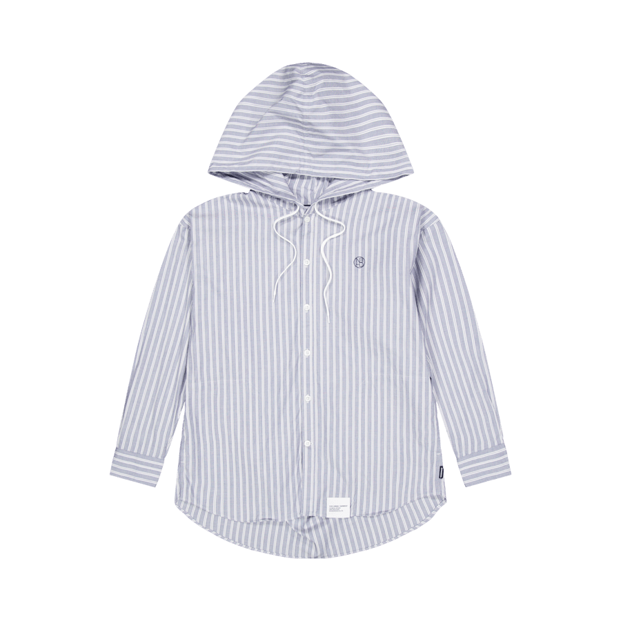 Hooded Shirt Ls White