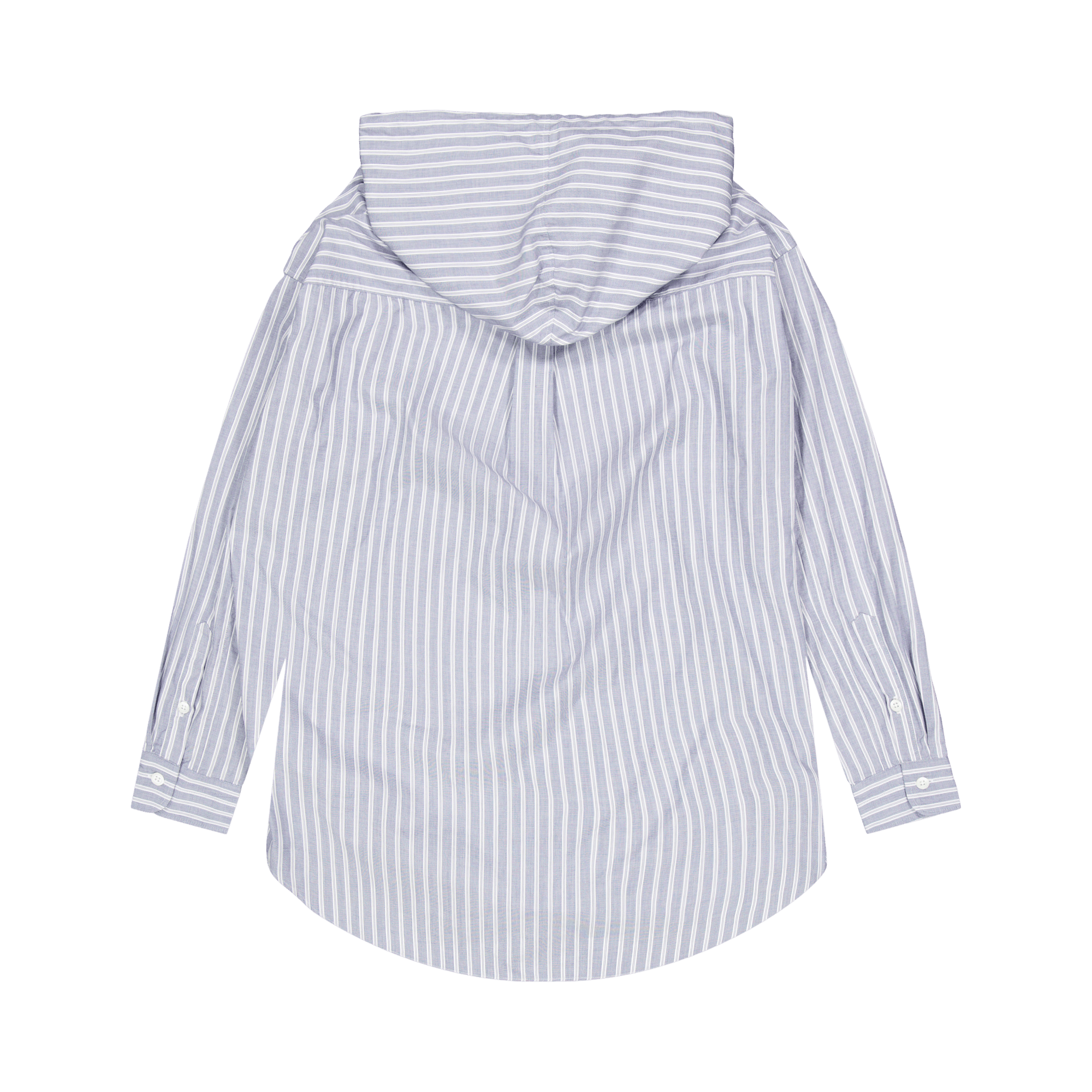 Hooded Shirt Ls White - Bild 2