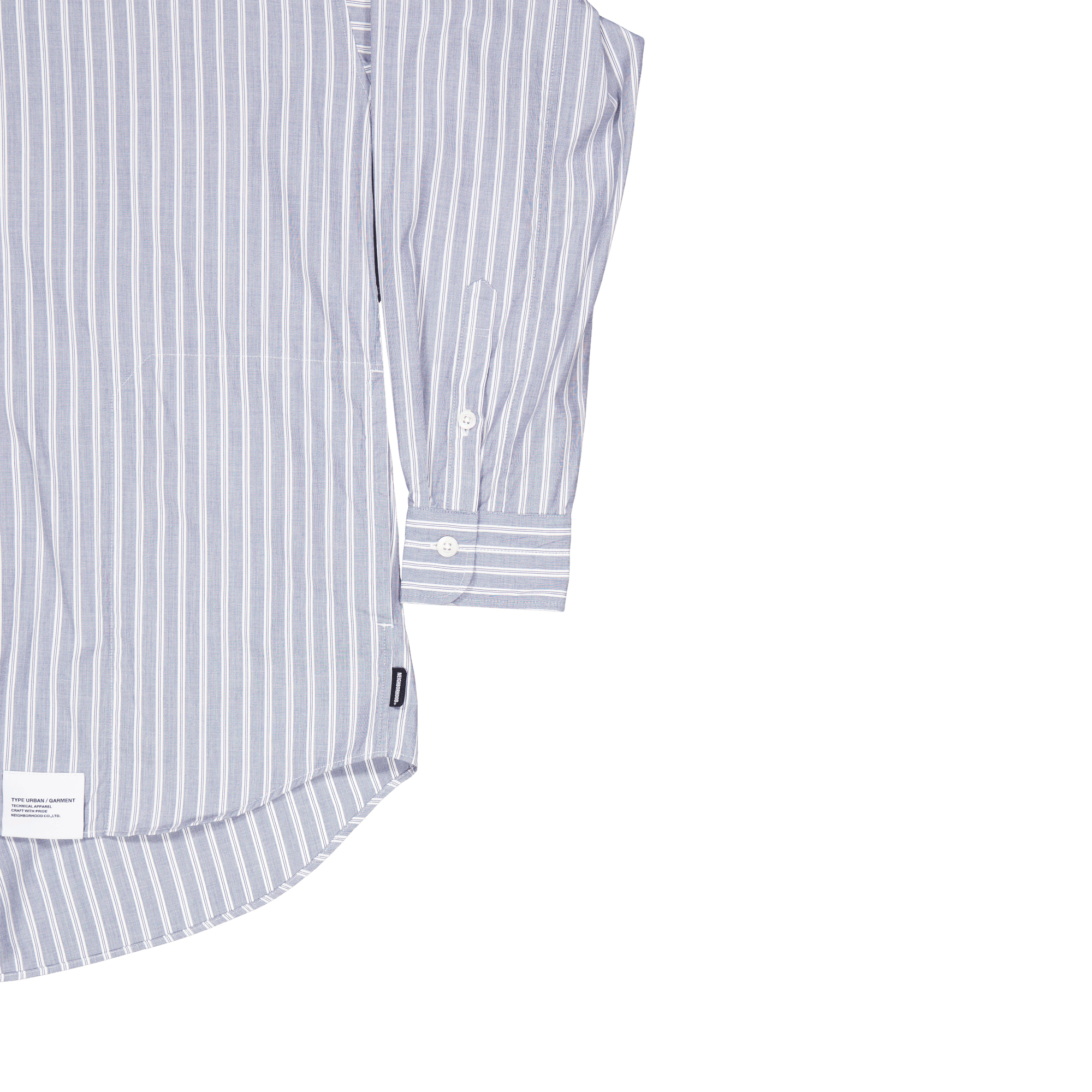 Hooded Shirt Ls White - Bild 3