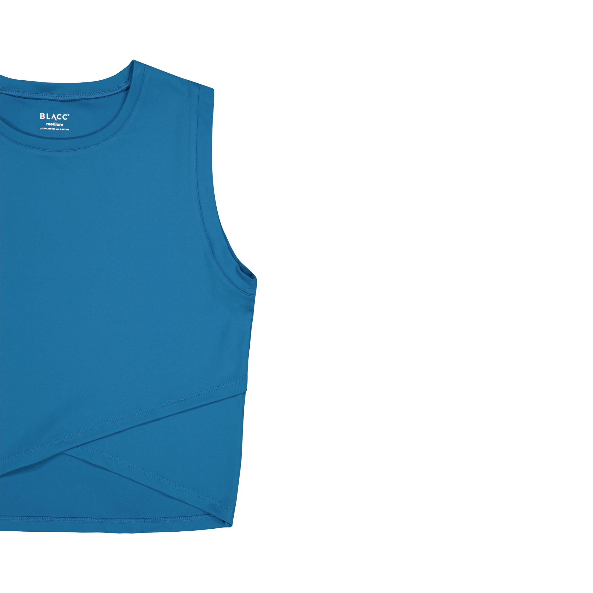 Ella Overlap Tank Top Blue Coral - Bild 3