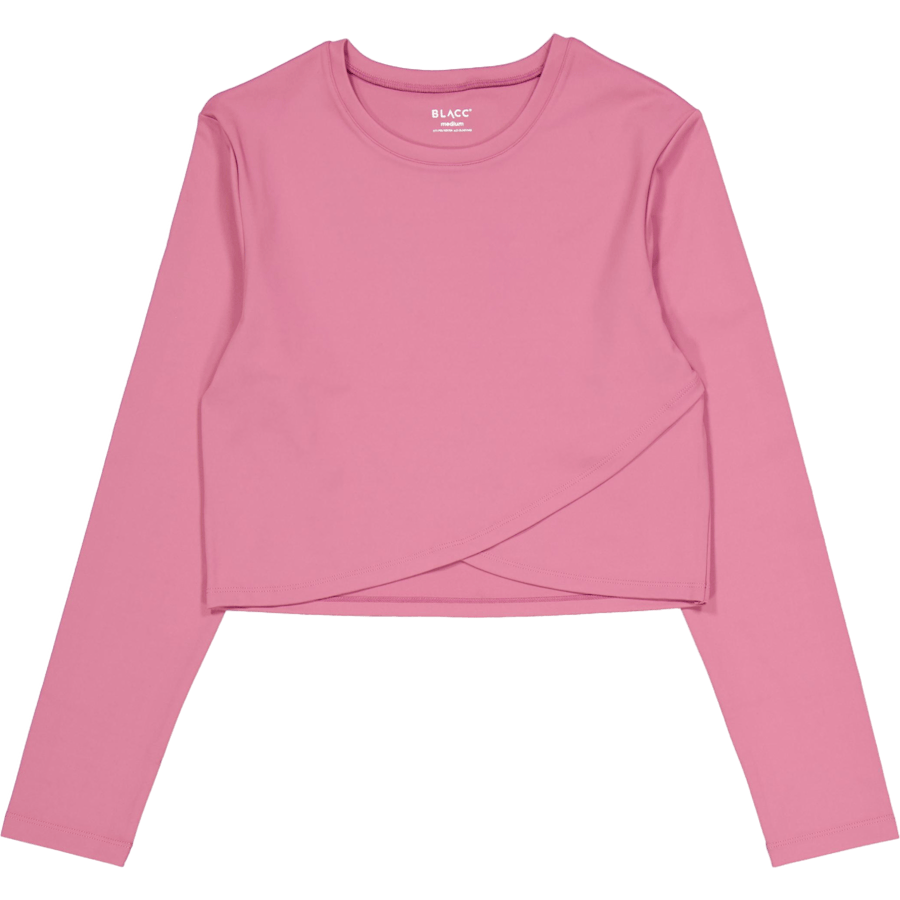 Ella Overlap Long Sleeve Top Mellow Mauve