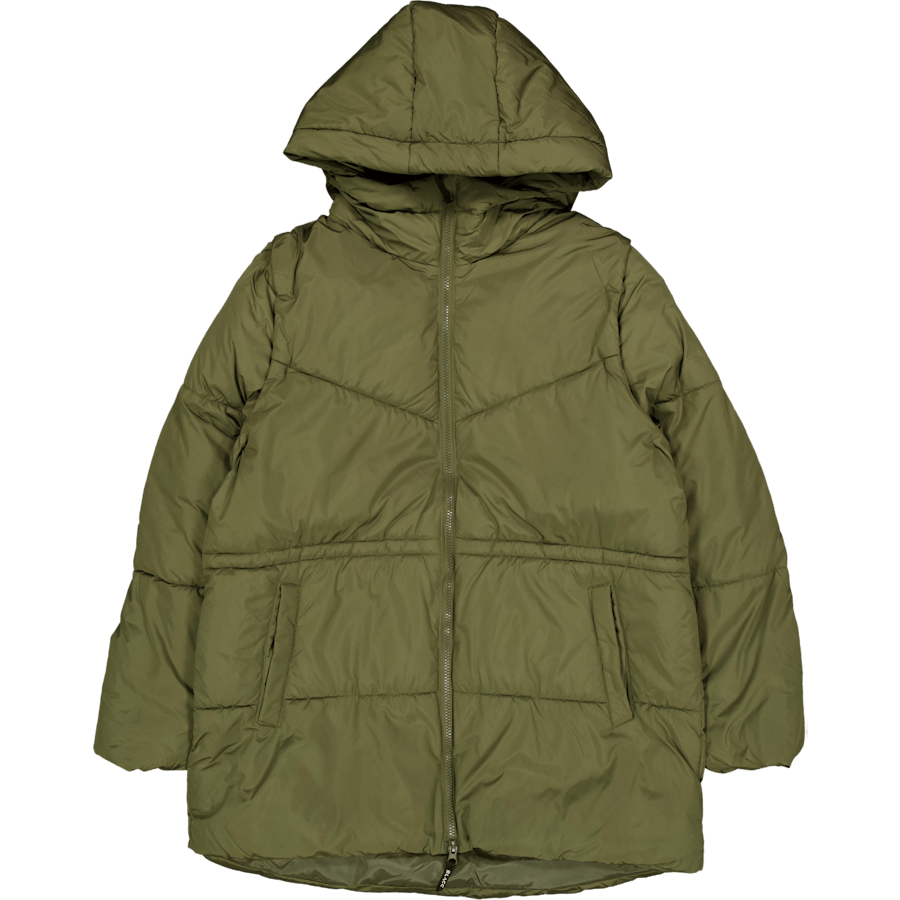 Maya Padded Hybrid Jacket Olive Night