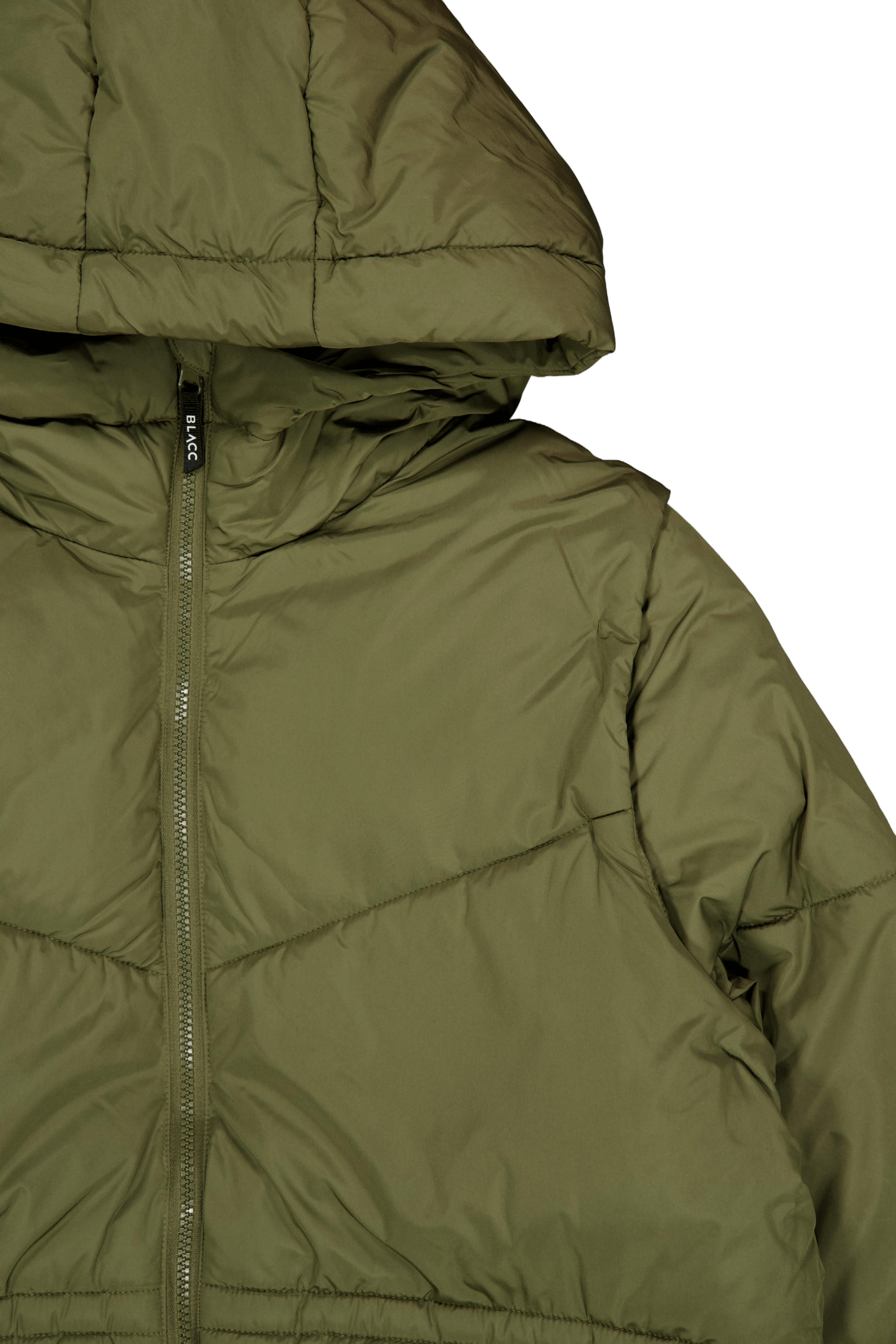 Maya Padded Hybrid Jacket Olive Night - Bild 3