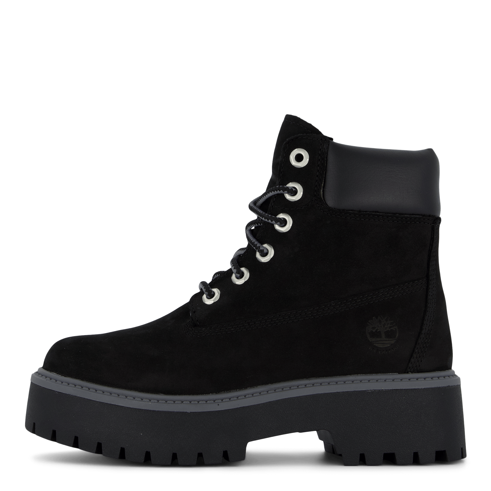 Stone Street 6in Wp Jet Black, Female, Topánky, Členkové topánky, Čierna, EU 36