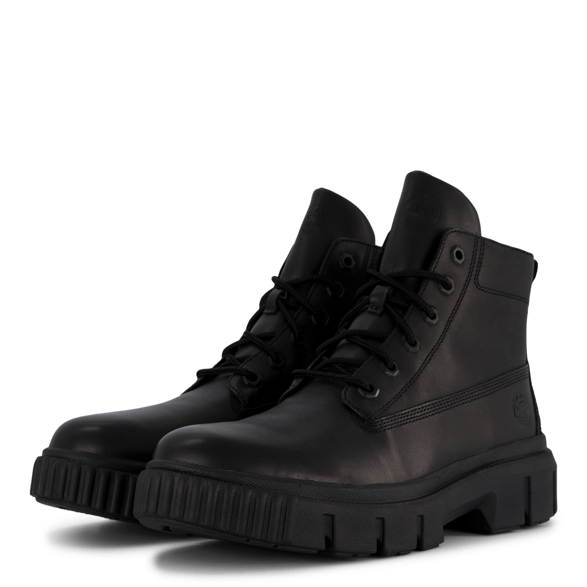 Greyfield Leather Boot Black