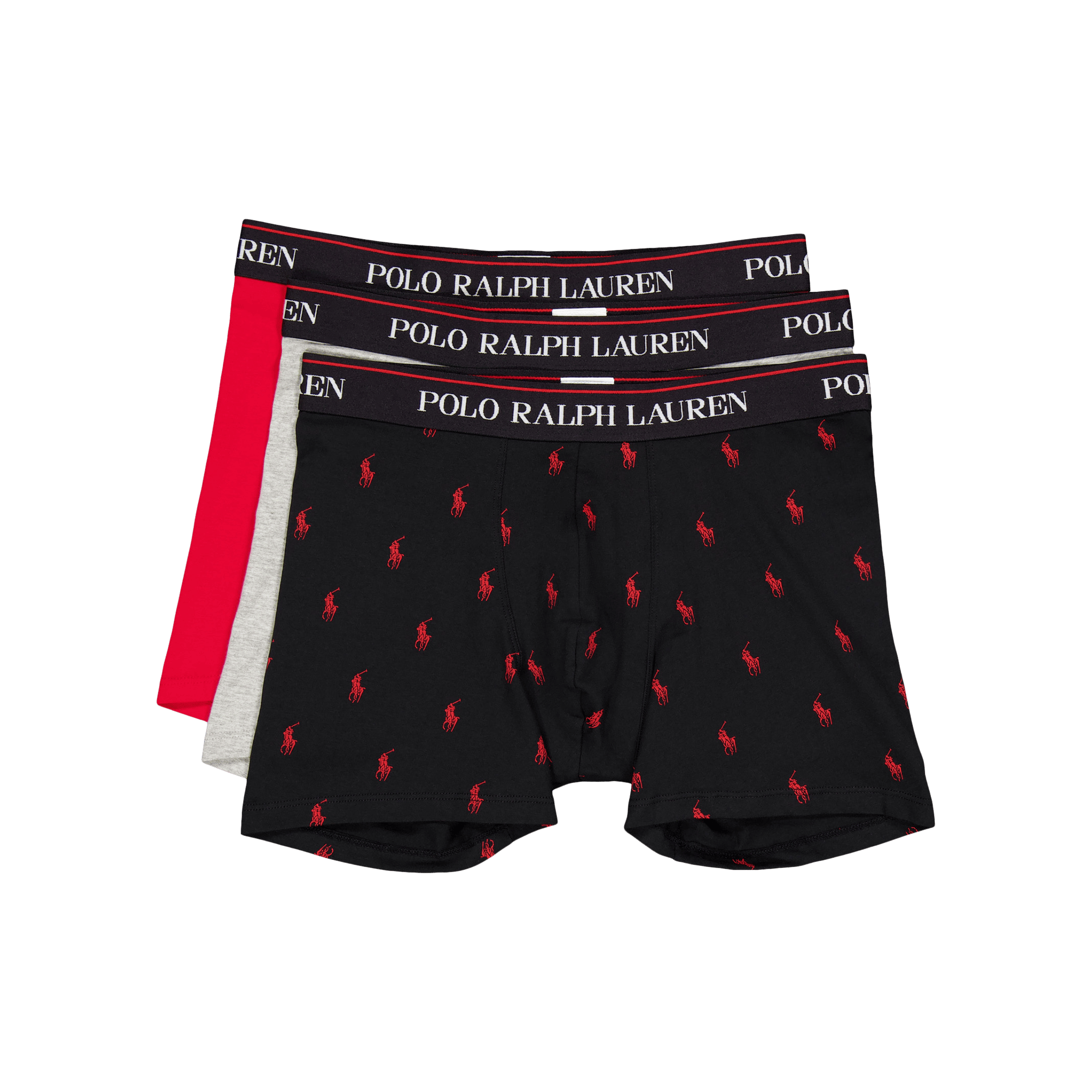 Polo Ralph Lauren 3-pack Boxer Brief 047, Male, Odevy, Spodná bielizeň, Čierna, XXL