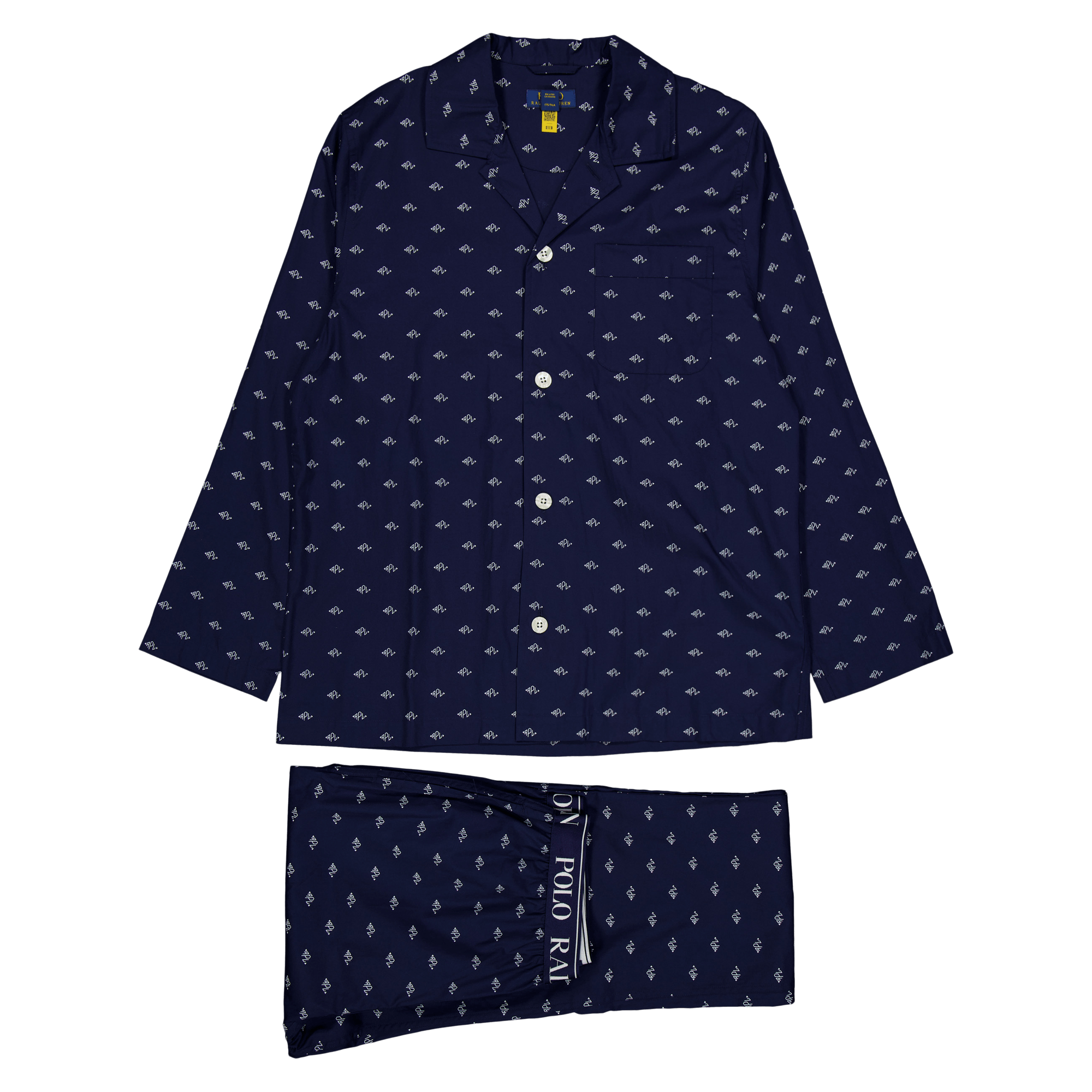 Polo Ralph Lauren Cotton Sleep Set 003  Prl Logo, Male, Odevy, Doplnky, Modrá, M