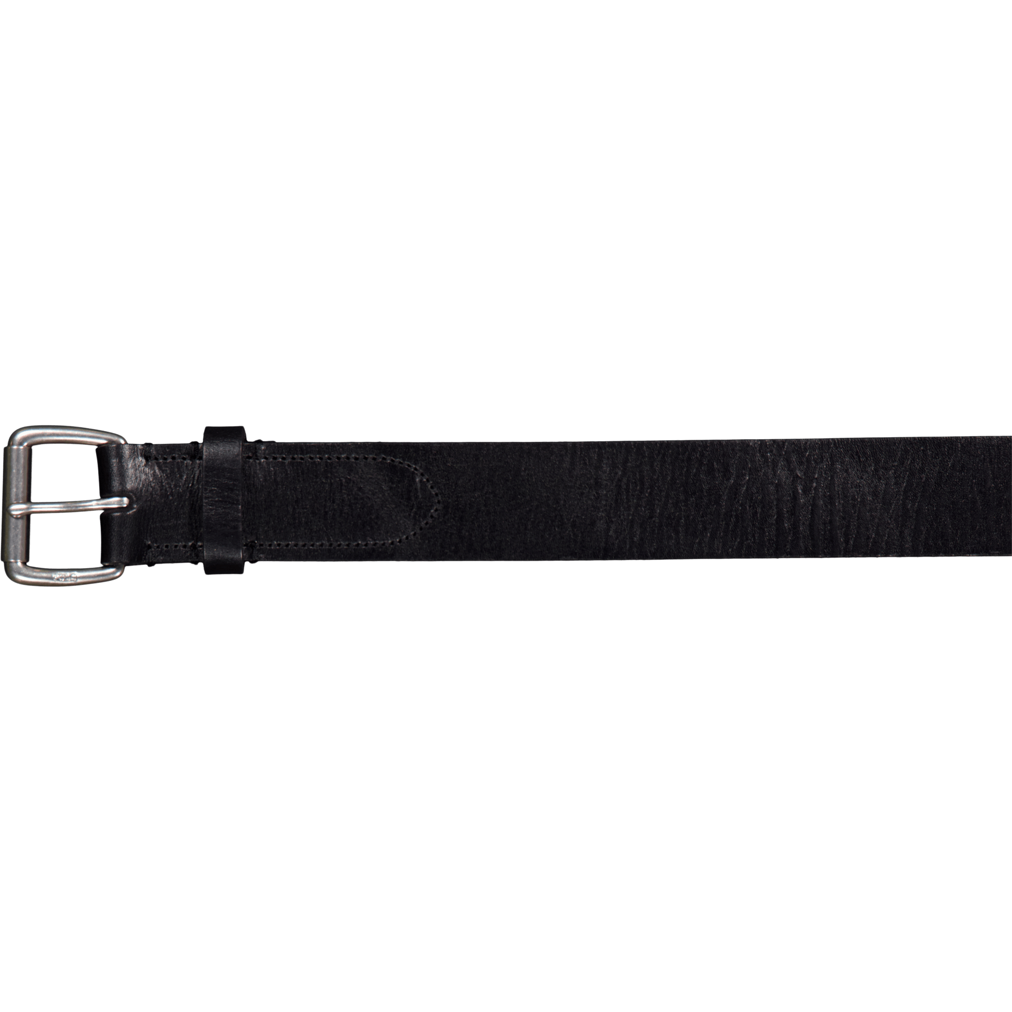 Tumbled Leather Belt Black, Male, Ausrüstung, sonstiges Zubehör, Schwarz, W38