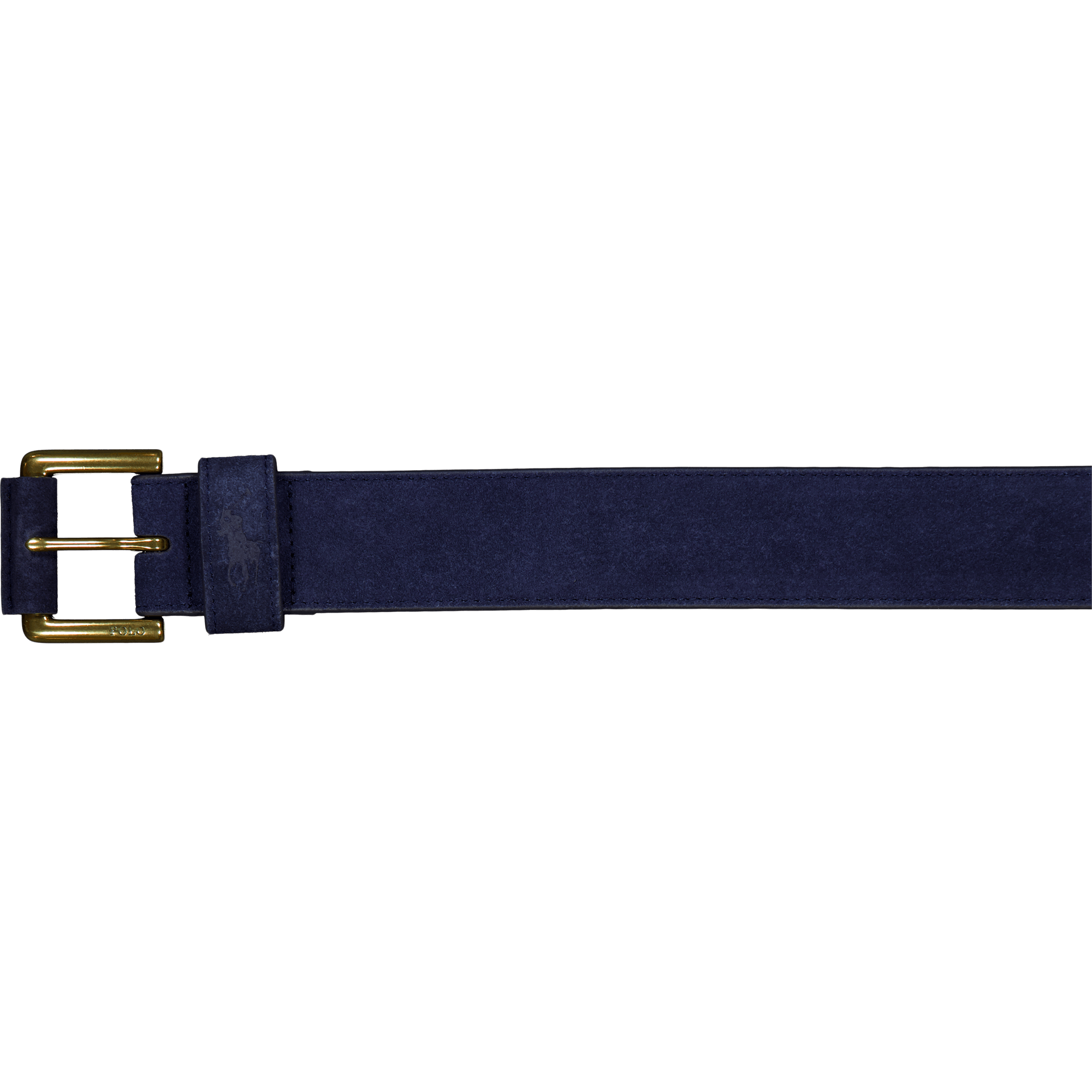 Signature Pony Suede Belt Navy, Male, Vybavenie, ostatné príslušenstvo, Modrá, W36