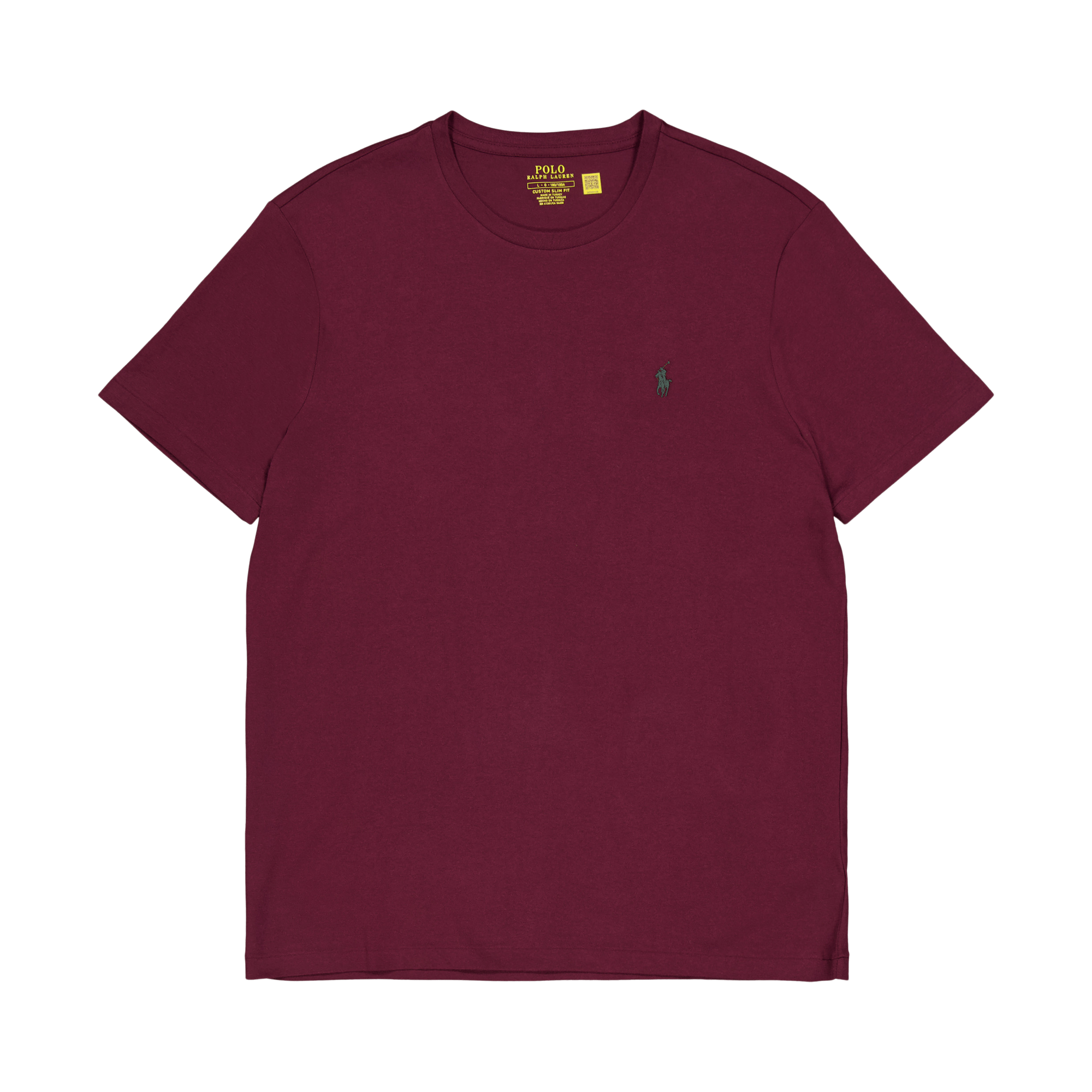 Polo Ralph Lauren Custom Slim Fit Jersey Crew Ne 339, Male, Ropa, Tops, Morado, XL