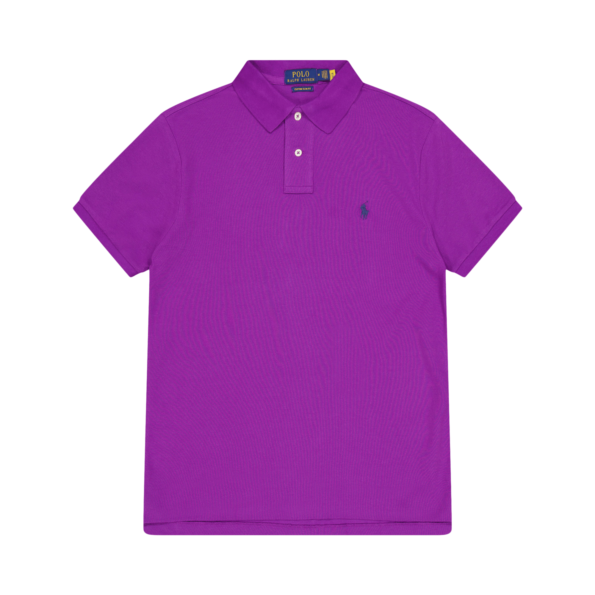 Custom Slim Fit Mesh Polo Shirt Paloma Purple