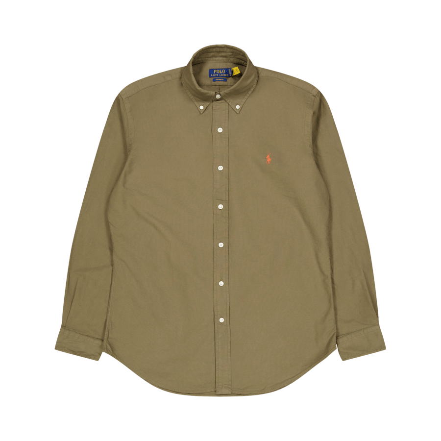 Polo Ralph Lauren Gd Oxford Custom Fit Shirt 006 Canopy Olv
