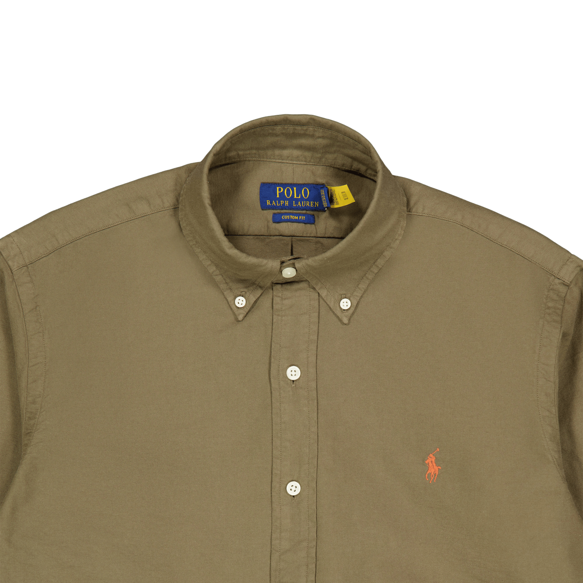 Polo Ralph Lauren Gd Oxford Custom Fit Shirt 006 Canopy Olv - Bild 3