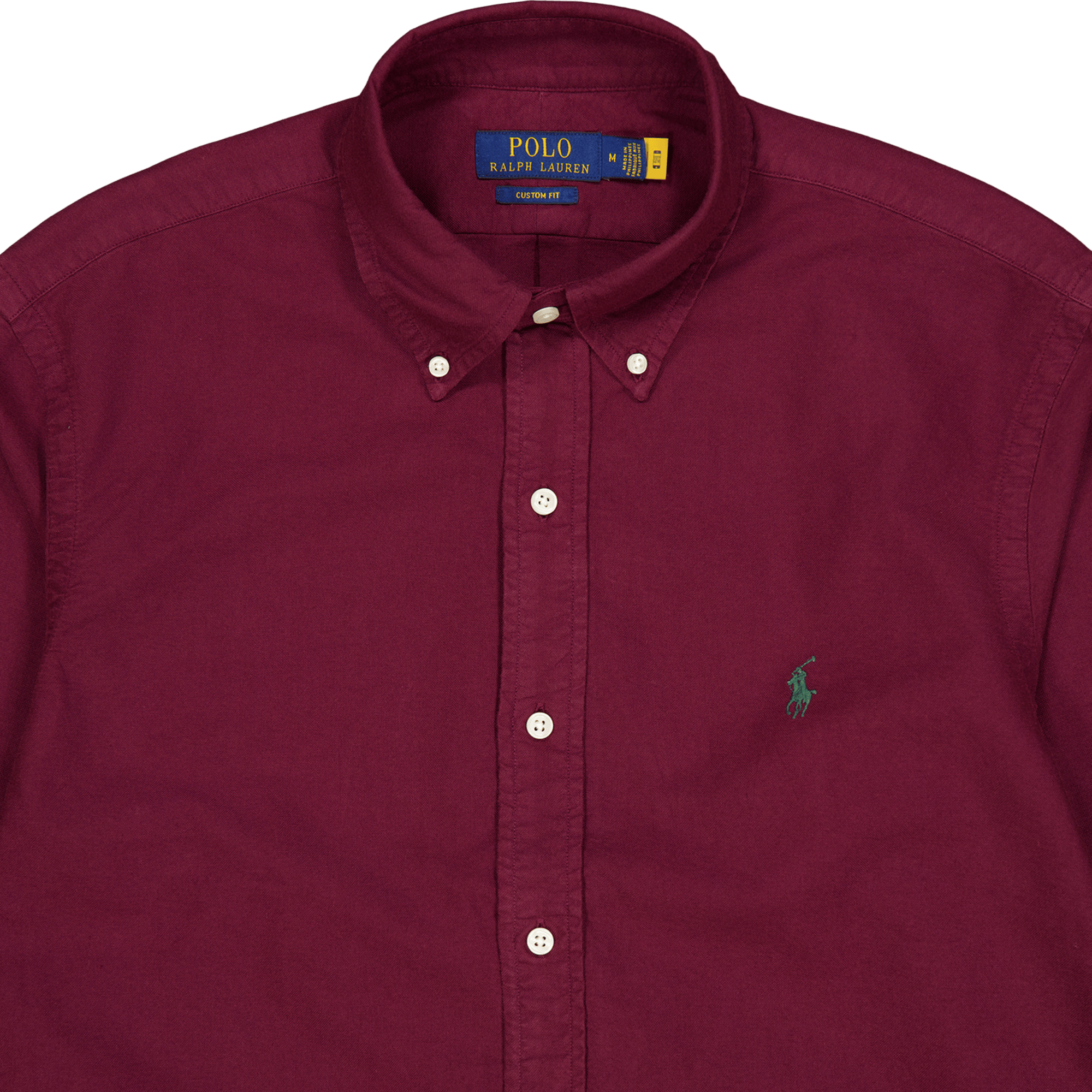 Polo Ralph Lauren Gd Oxford Custom Fit Shirt 046 Harvard Wine - Bild 3
