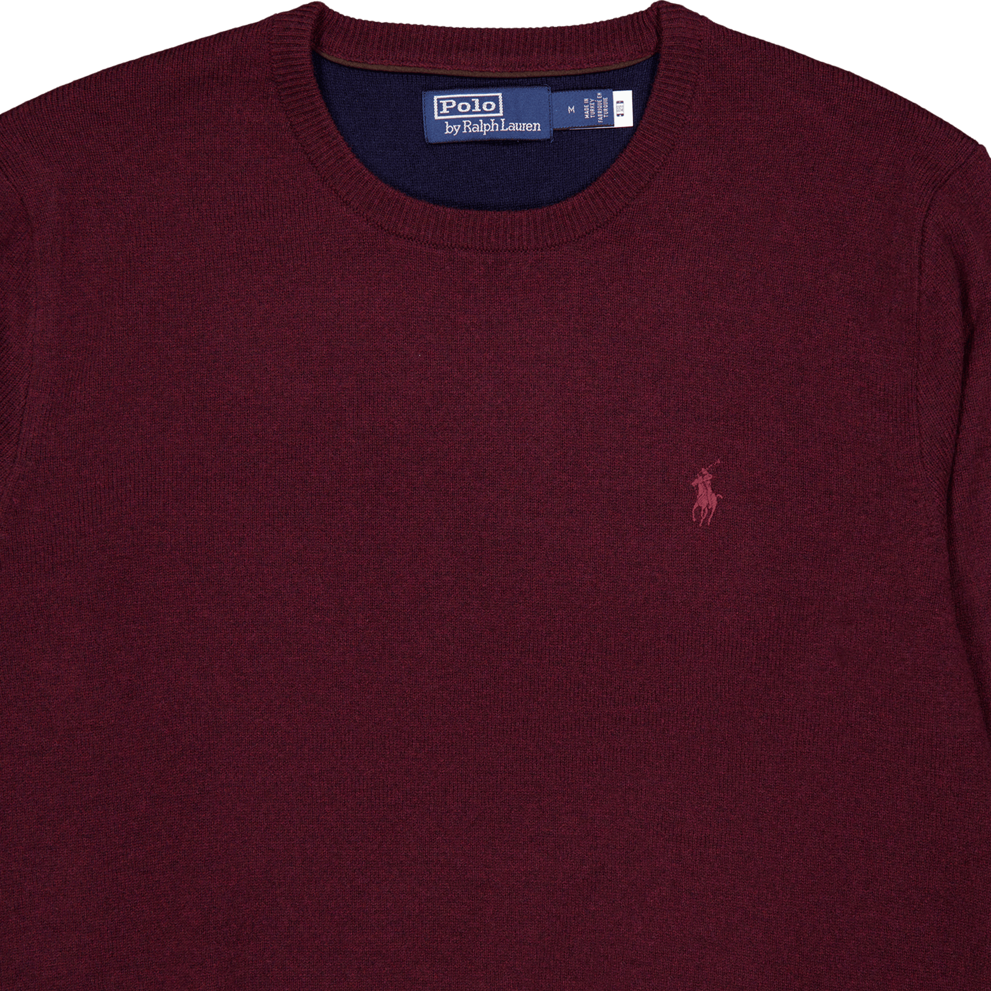 Polo Ralph Lauren Merino Knit Cn 006 Aged Wine - Bild 3