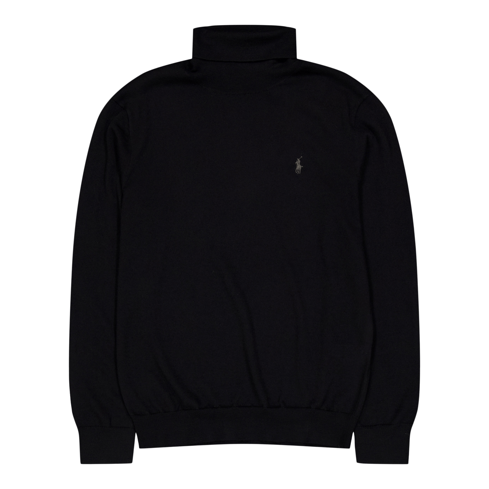 Polo Ralph Lauren Merino Turtle Neck 001 Polo, Male, Abbigliamento, Tops, Nero, S