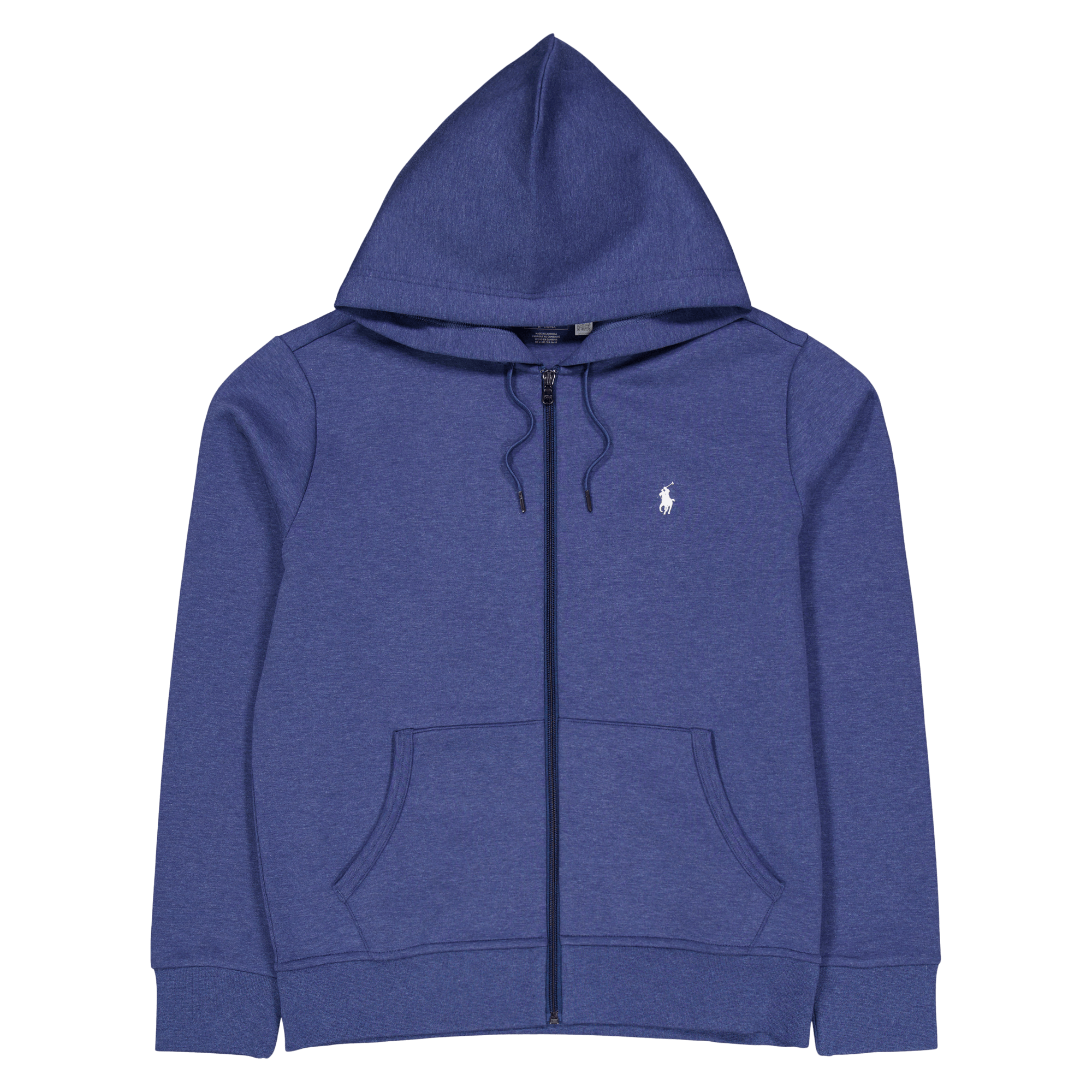Double-Knit Full-Zip Hoodie Derby Blue Heather