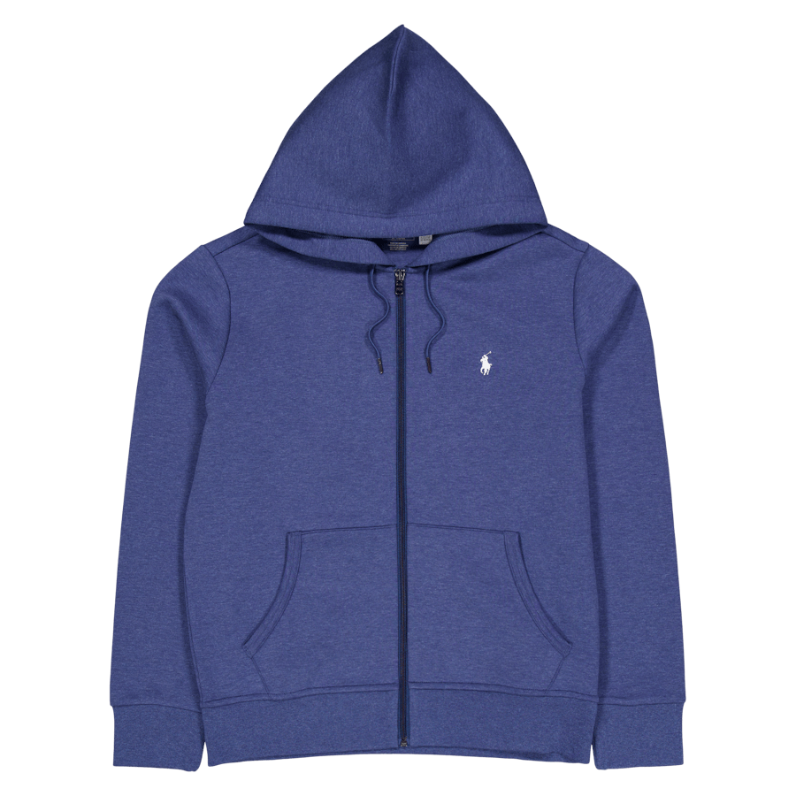 Double-Knit Full-Zip Hoodie Derby Blue Heather