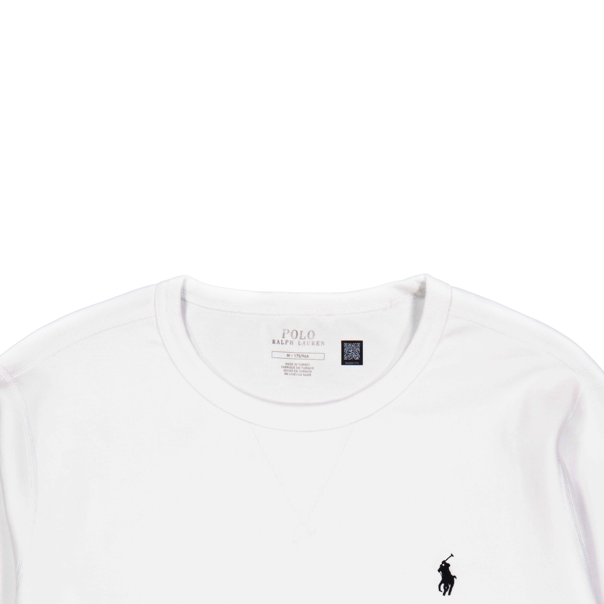 Marled Double-Knit Sweatshirt White - Bild 3