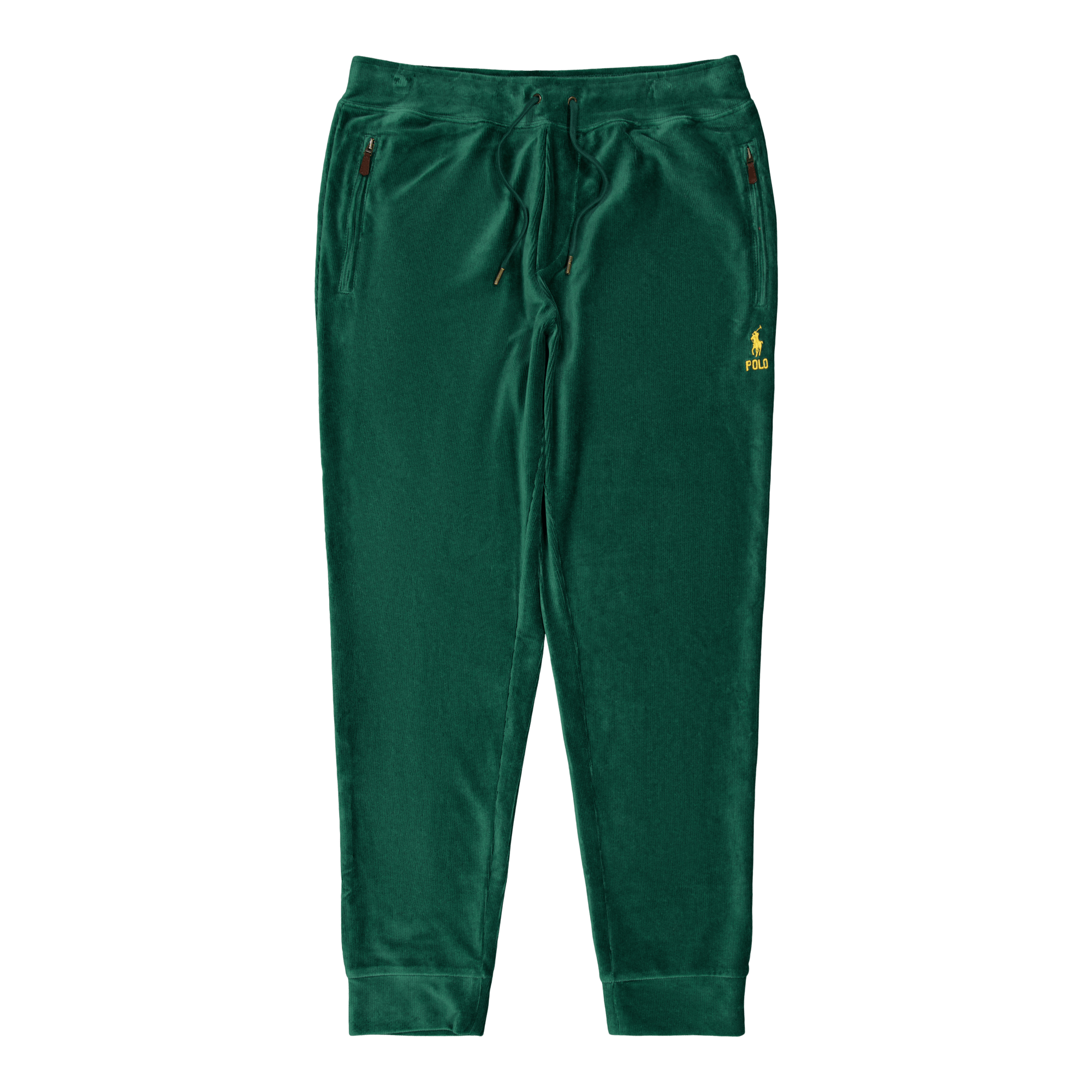 Polo Ralph Lauren Corduroy Track Pants 001 Moss Agate, Male, Odevy, Bottoms, Zelená, S