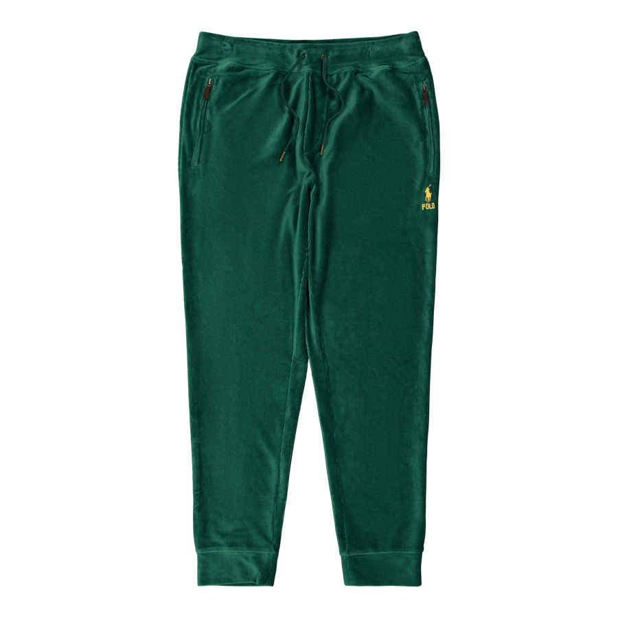 Polo Ralph Lauren Corduroy Track Pants 001 Moss Agate