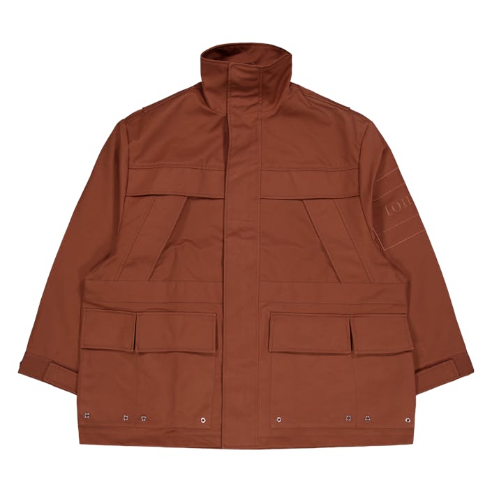 Tjcu Cotton Twill Field Jacket Pumpkin Paradise, Male, Odevy, bundy, Hnedá, XL