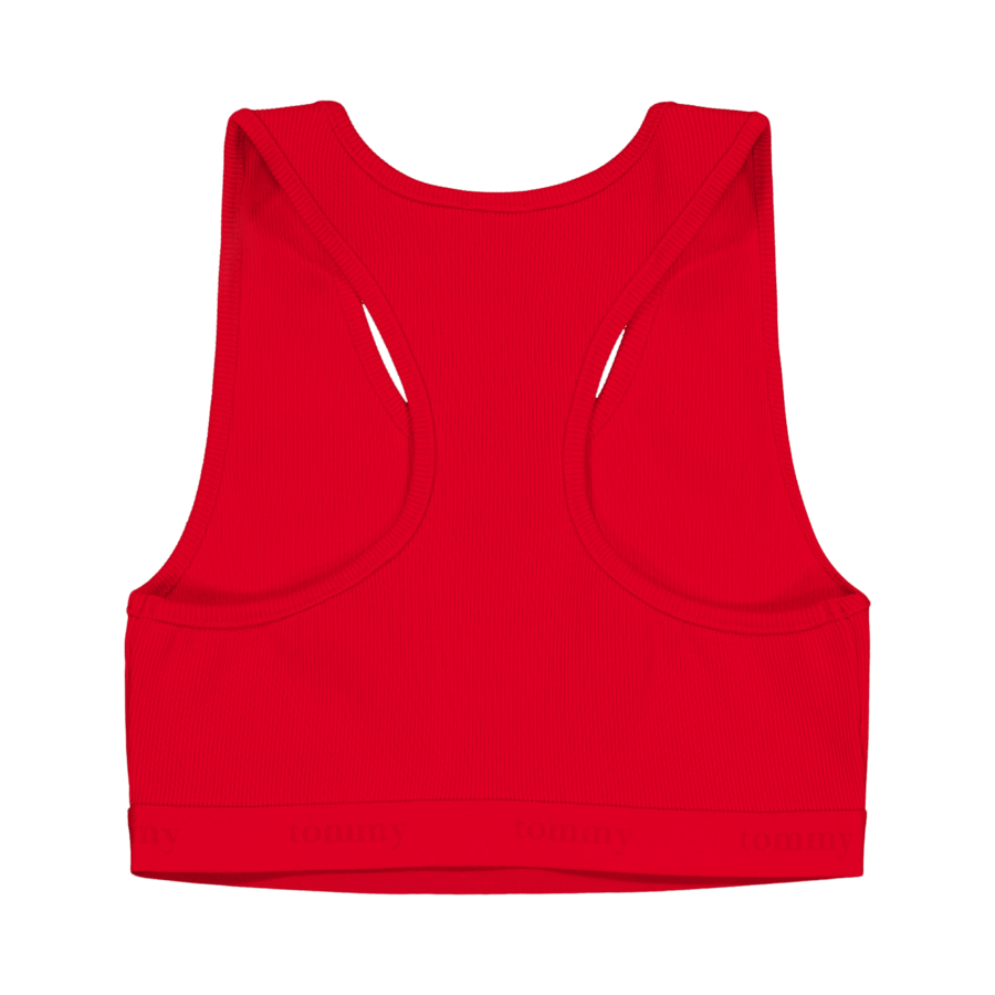 Tjcw Ess Rib Jersy Bra Top Deep Crimson - Bild 2