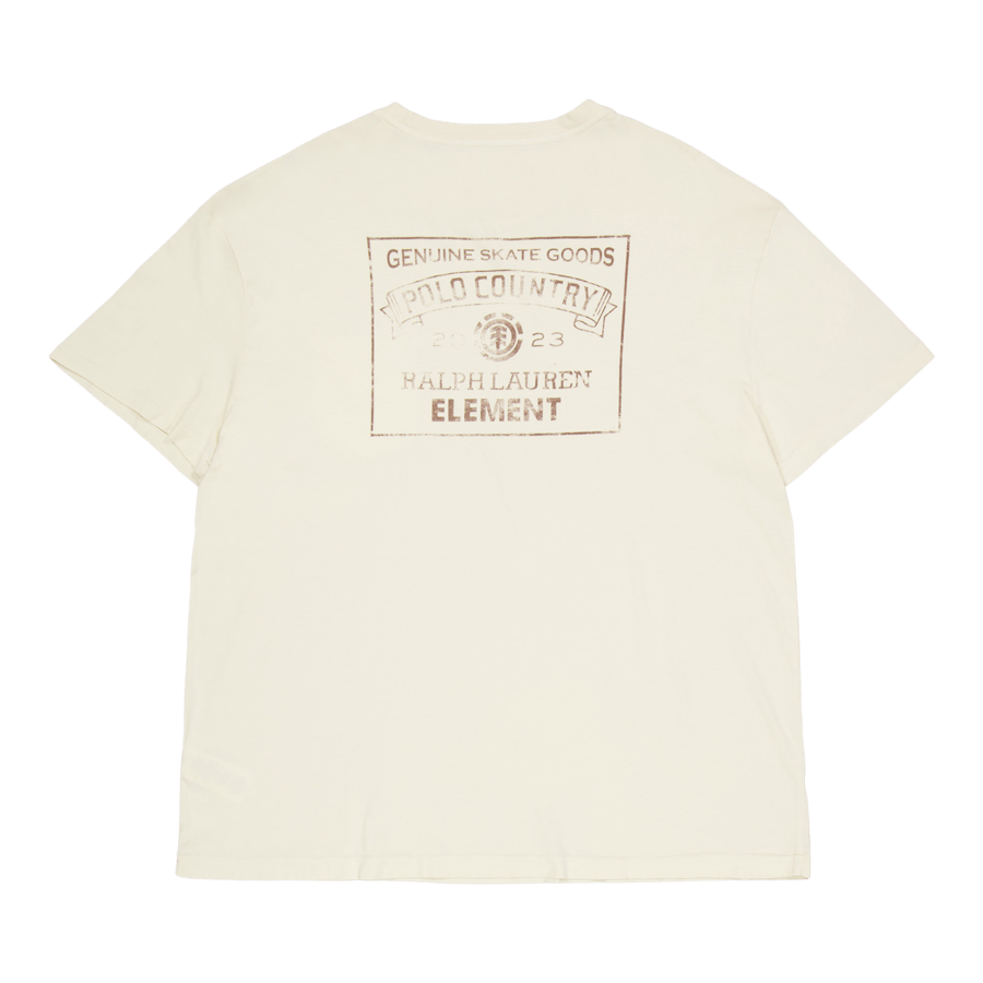 Polo x Element Big Fit Jersey T-Shirt Ecru - Bild 2