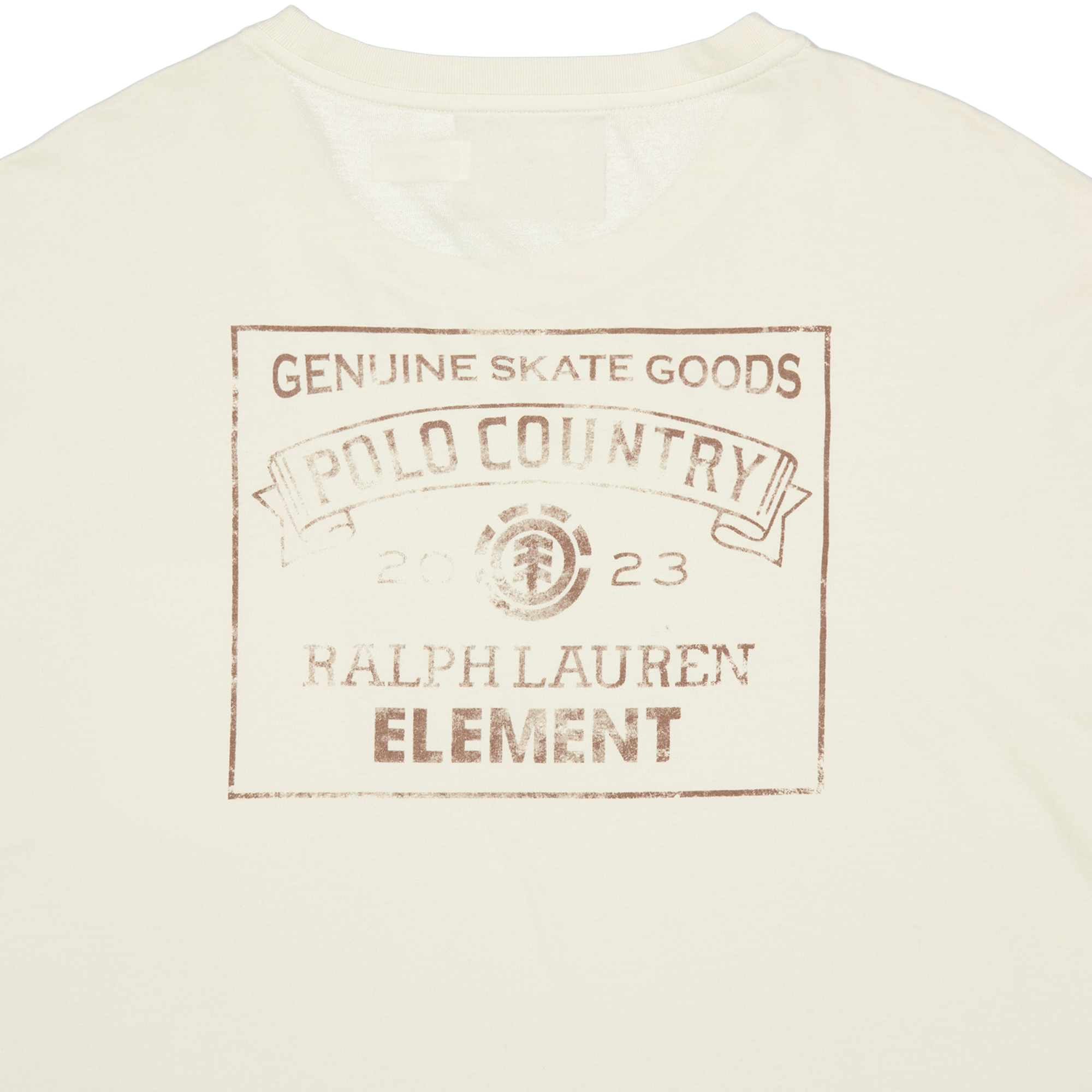 Polo x Element Big Fit Jersey T-Shirt Ecru - Bild 4