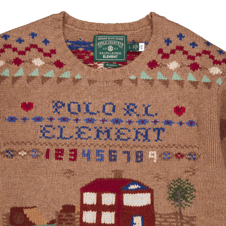 Polo x Element Wool Sweater Brown Multi - Bild 3