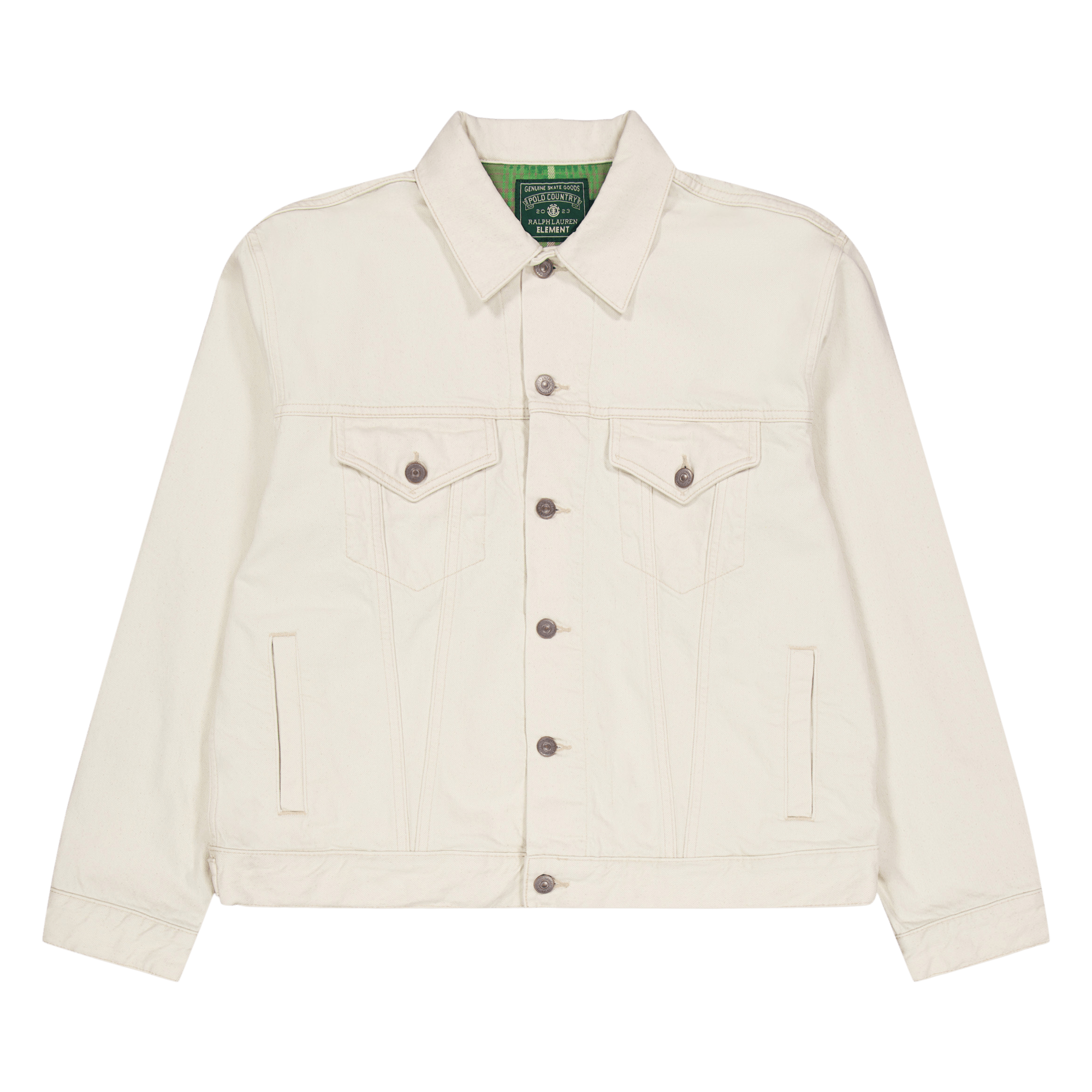 Polo x Element Denim Trucker Jacket Ecru